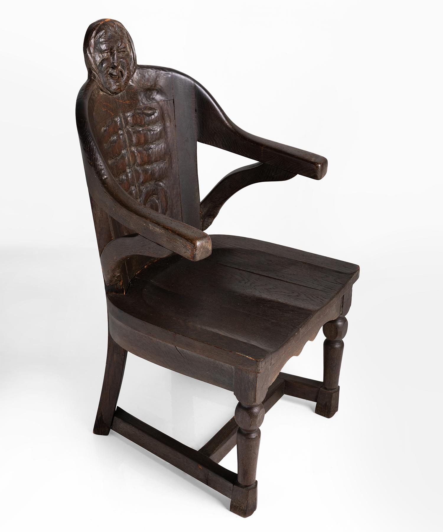Anthropomorphismus-Stühle von J.B. Vansciver Co (20. Jahrhundert)