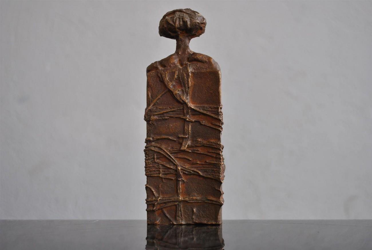 Cast Anthropomorphous Bronze of Sebastiano Fini For Sale