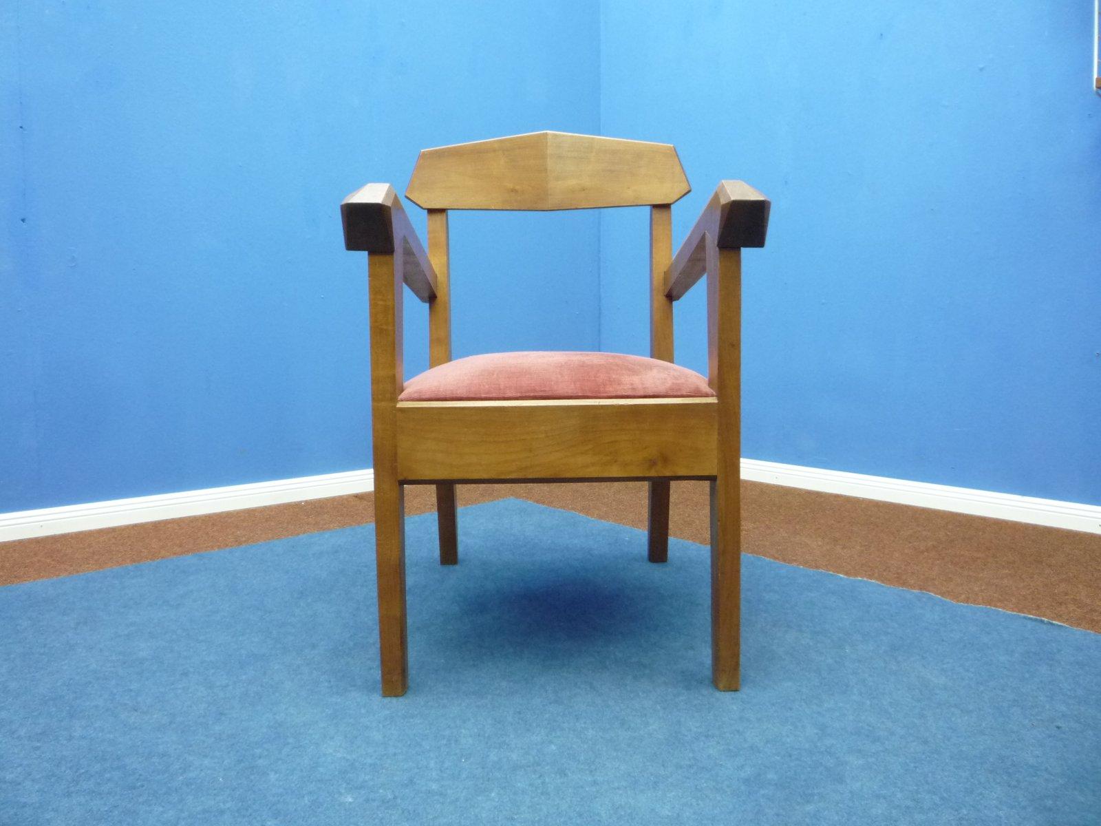 Art Deco Anthroposophical Chair by Siegfried Pütz Germany 1920s For Sale