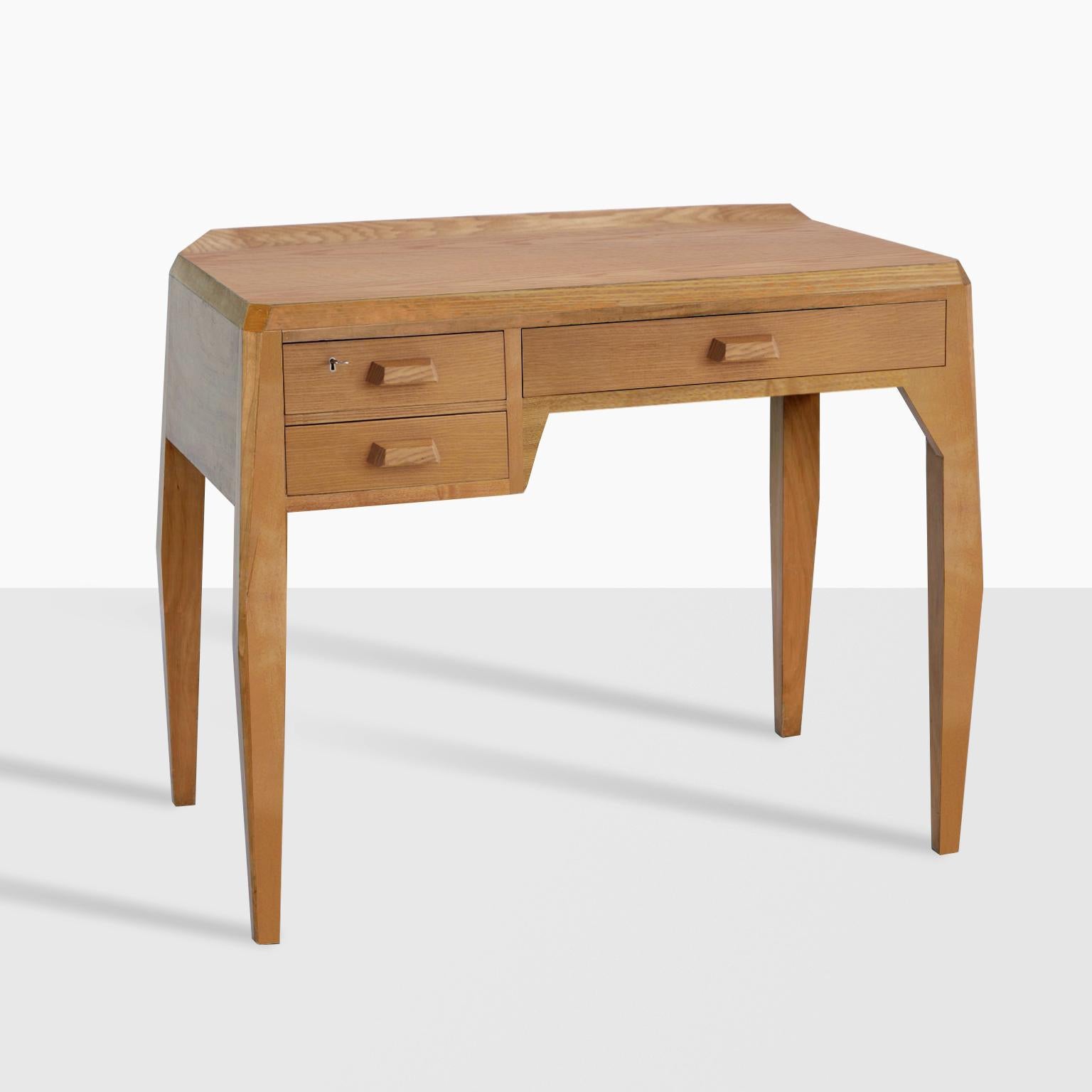 Anthroposophical desk model K 1290 ('ladies' desk), designed by Felix Kayser and probably manufactured by Schiller-Möbel, ca. 1930