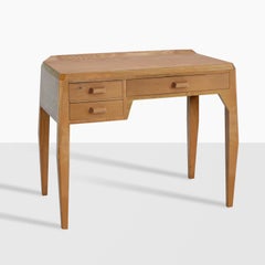 Anthroposophischer Schreibtisch entworfen von Felix Kayser, handgefertigtes Eschenholz, ca. 1930