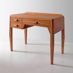 Anthroposophical Desk Designed By Felix Kayser, Hand Crafted Ash Wood, ca. 1930