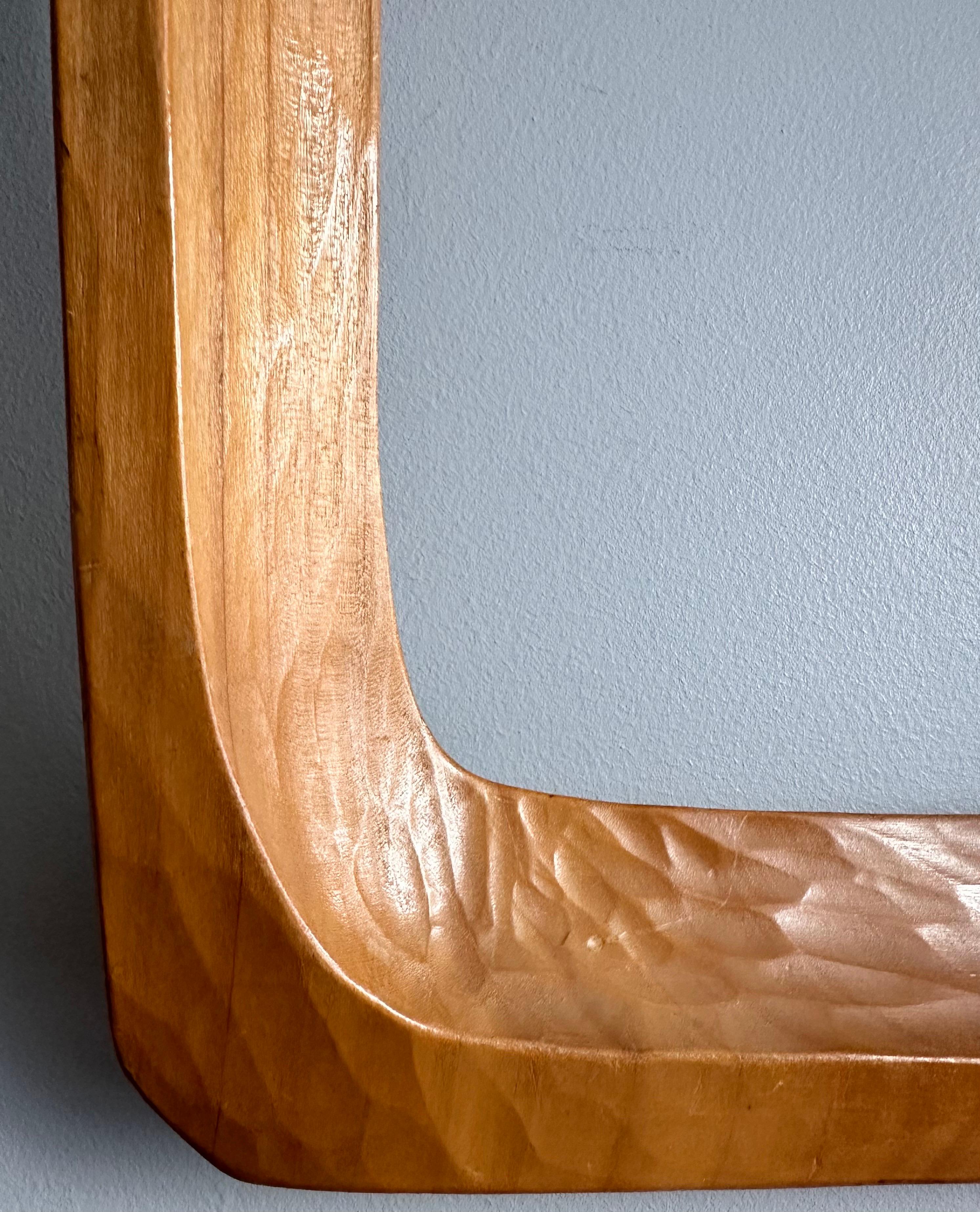 Carved Anthroposophical Frame, 1940s, Rudolf Steiner, Dornach Design