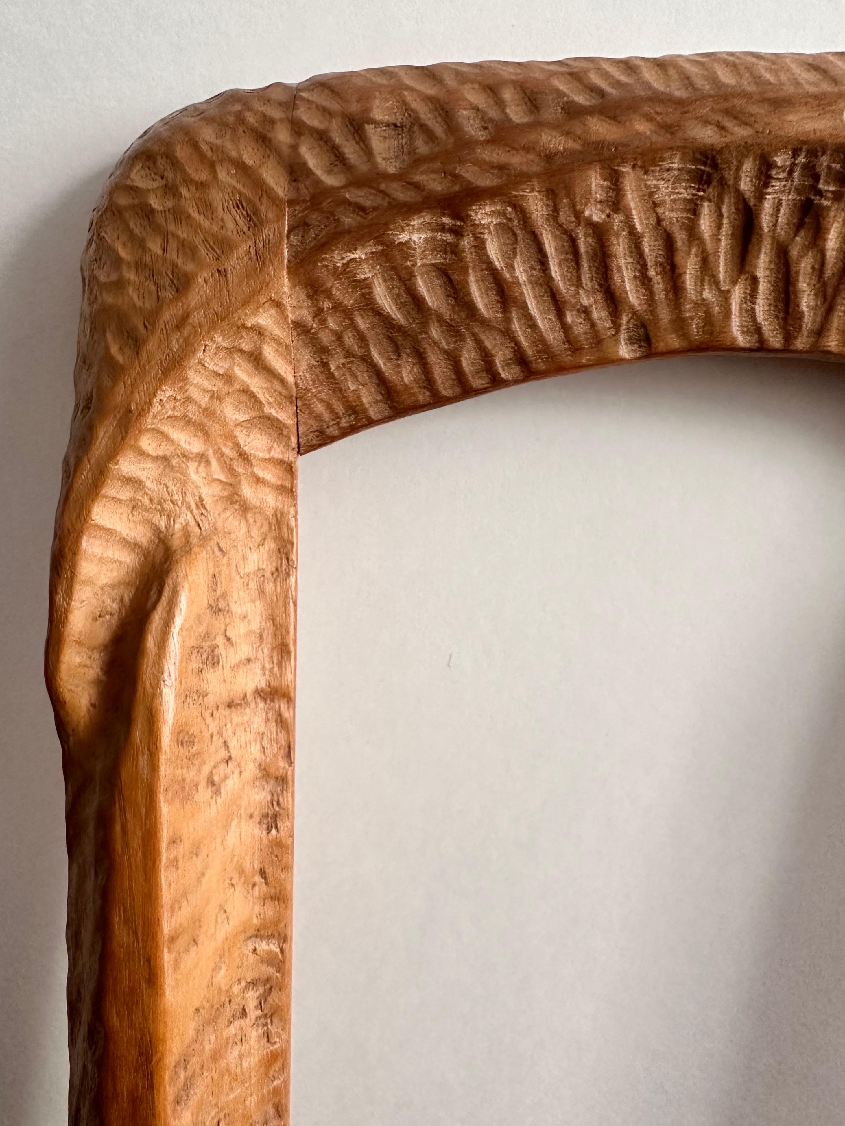Wood Anthroposophical Frame, 1940s, Rudolf Steiner, Dornach Design For Sale
