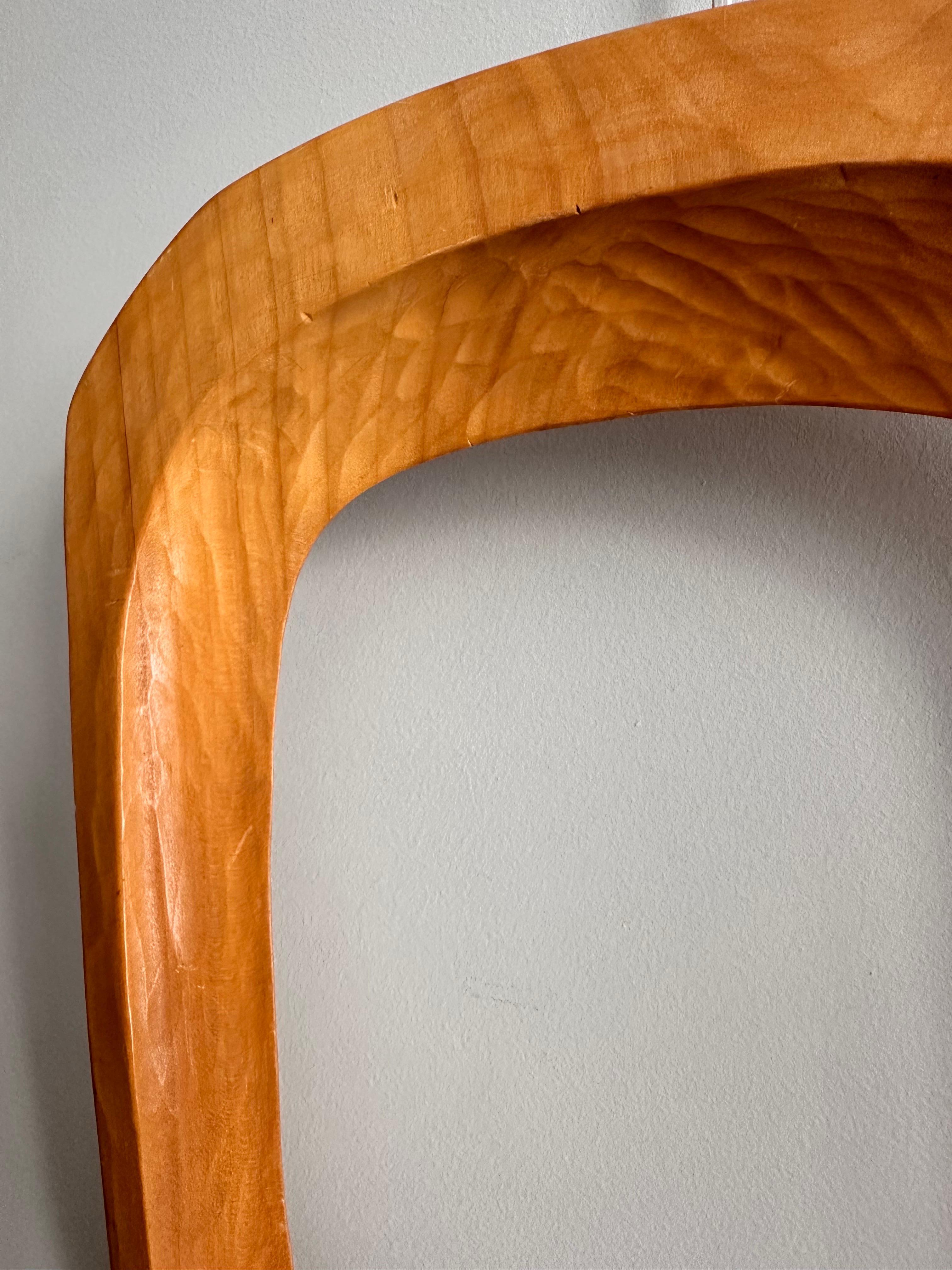 Wood Anthroposophical Frame, 1940s, Rudolf Steiner, Dornach Design