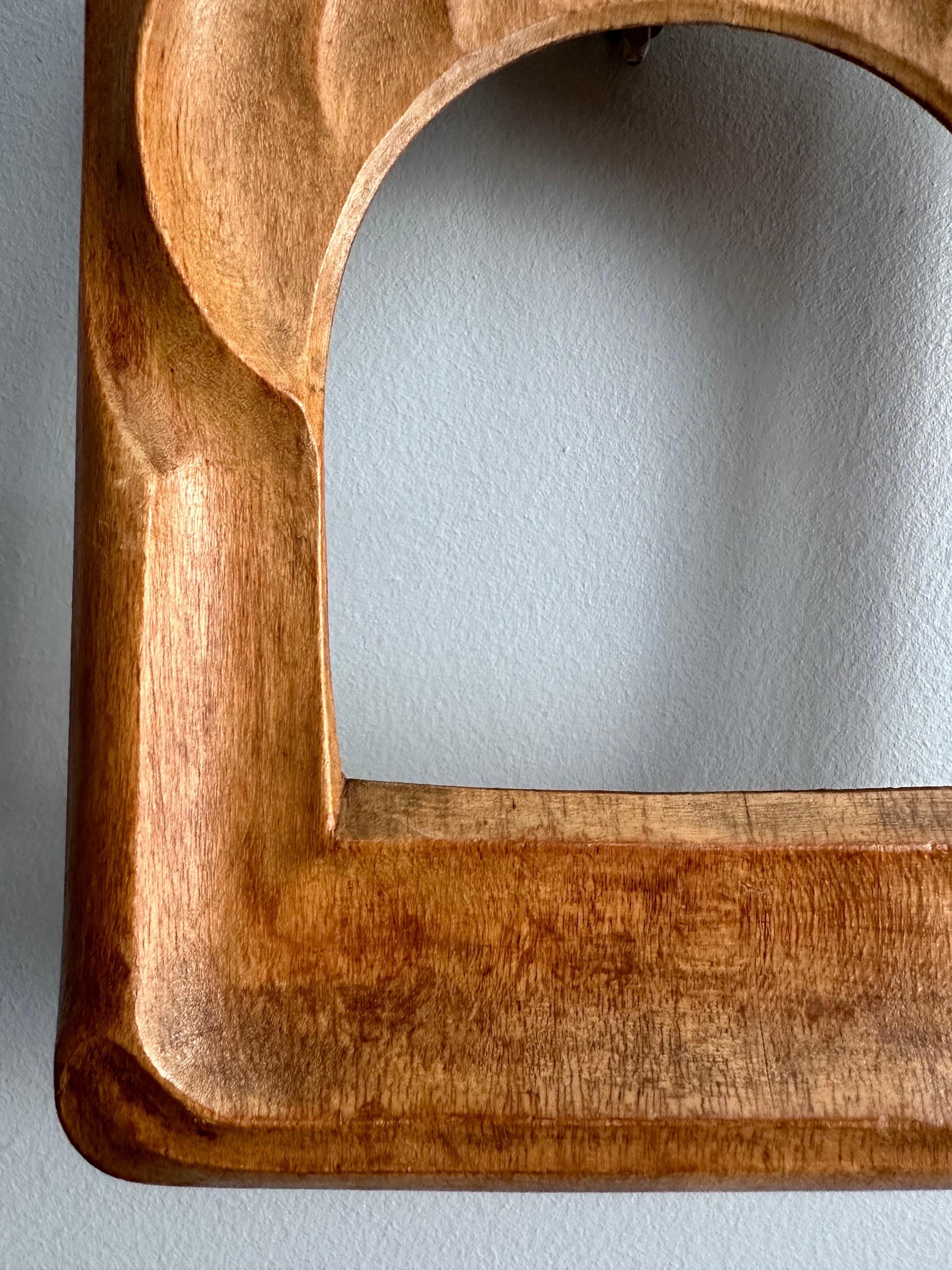 Anthroposophical Frame, Monogrammed, 1920-30s, Rufolf Steiner, Dornach Design. For Sale 4