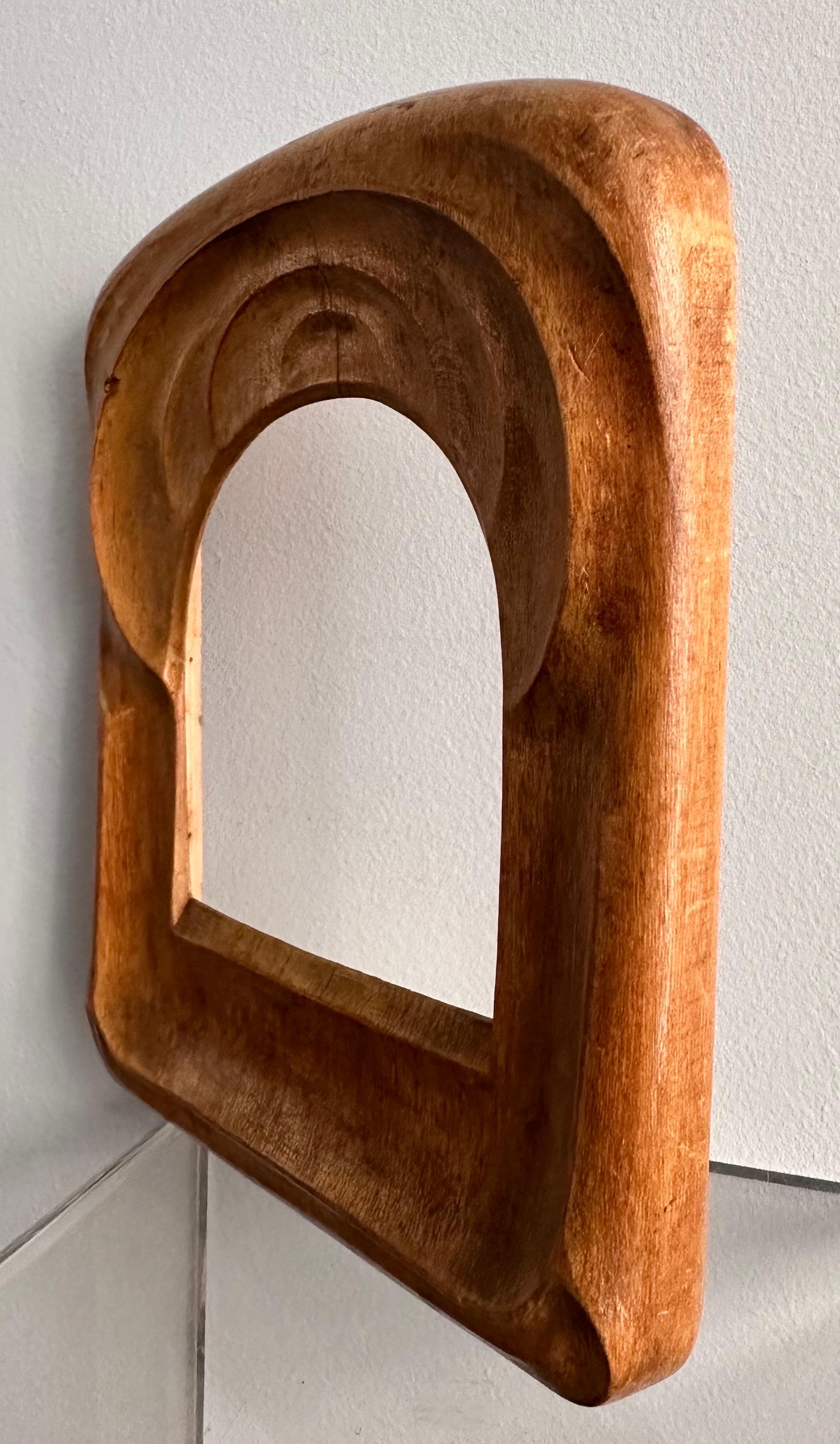 Carved Anthroposophical Frame, Monogrammed, 1920-30s, Rufolf Steiner, Dornach Design. For Sale