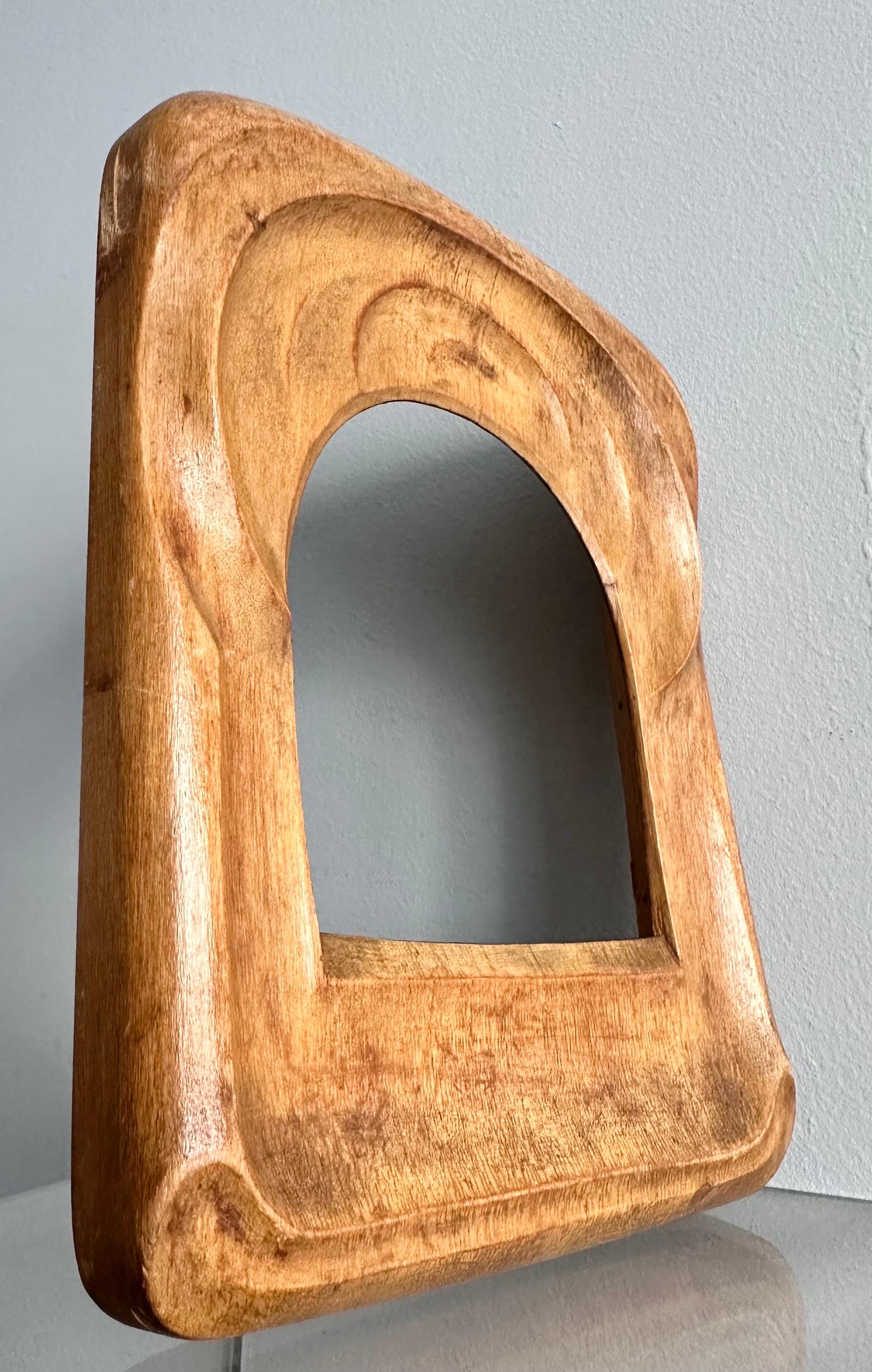 Wood Anthroposophical Frame, Monogrammed, 1920-30s, Rufolf Steiner, Dornach Design. For Sale