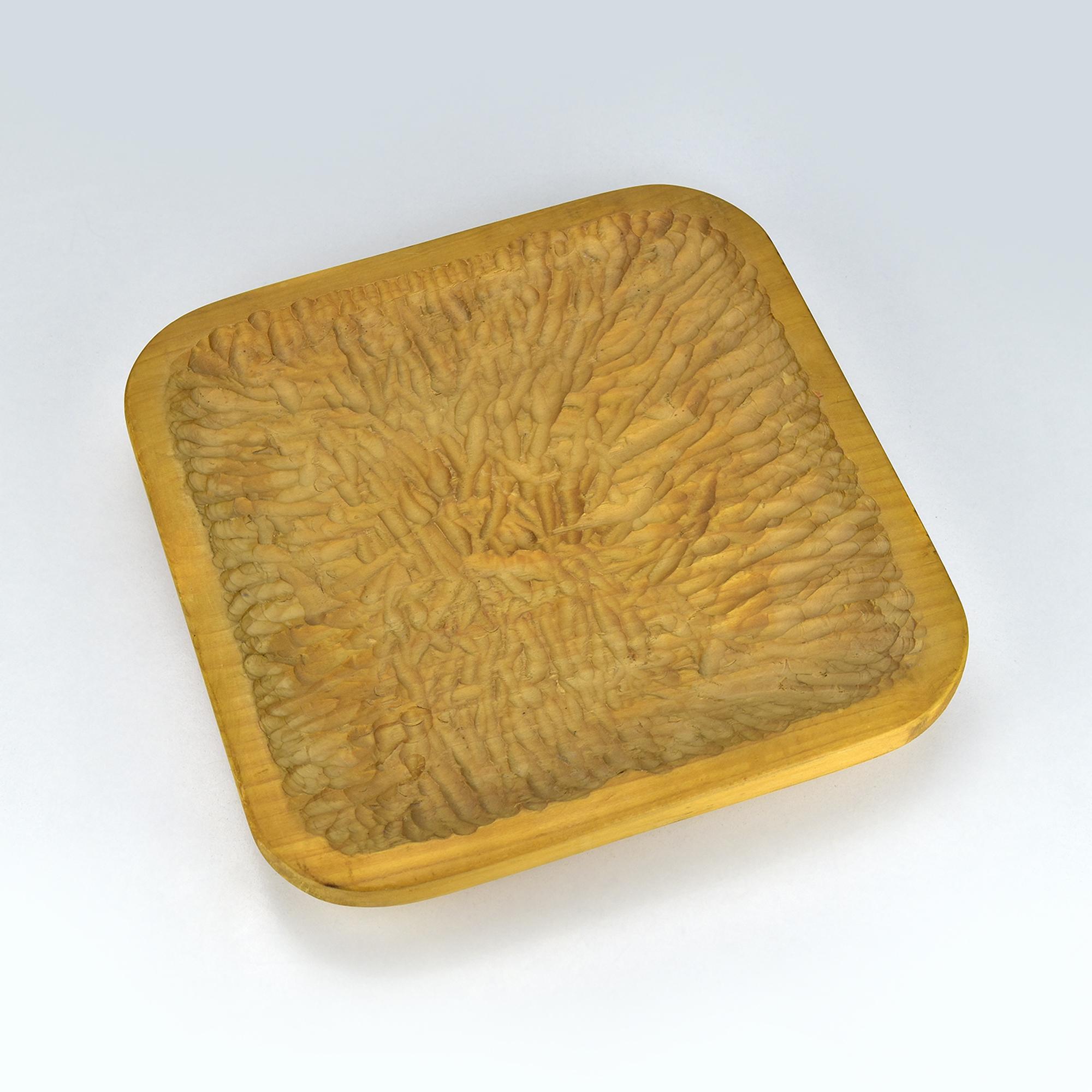 Anthroposophischer Rudolf Steiner Handgeschnitzte Wood Vide Poche Catch All ca. 1930er Jahre (Schweizerisch) im Angebot