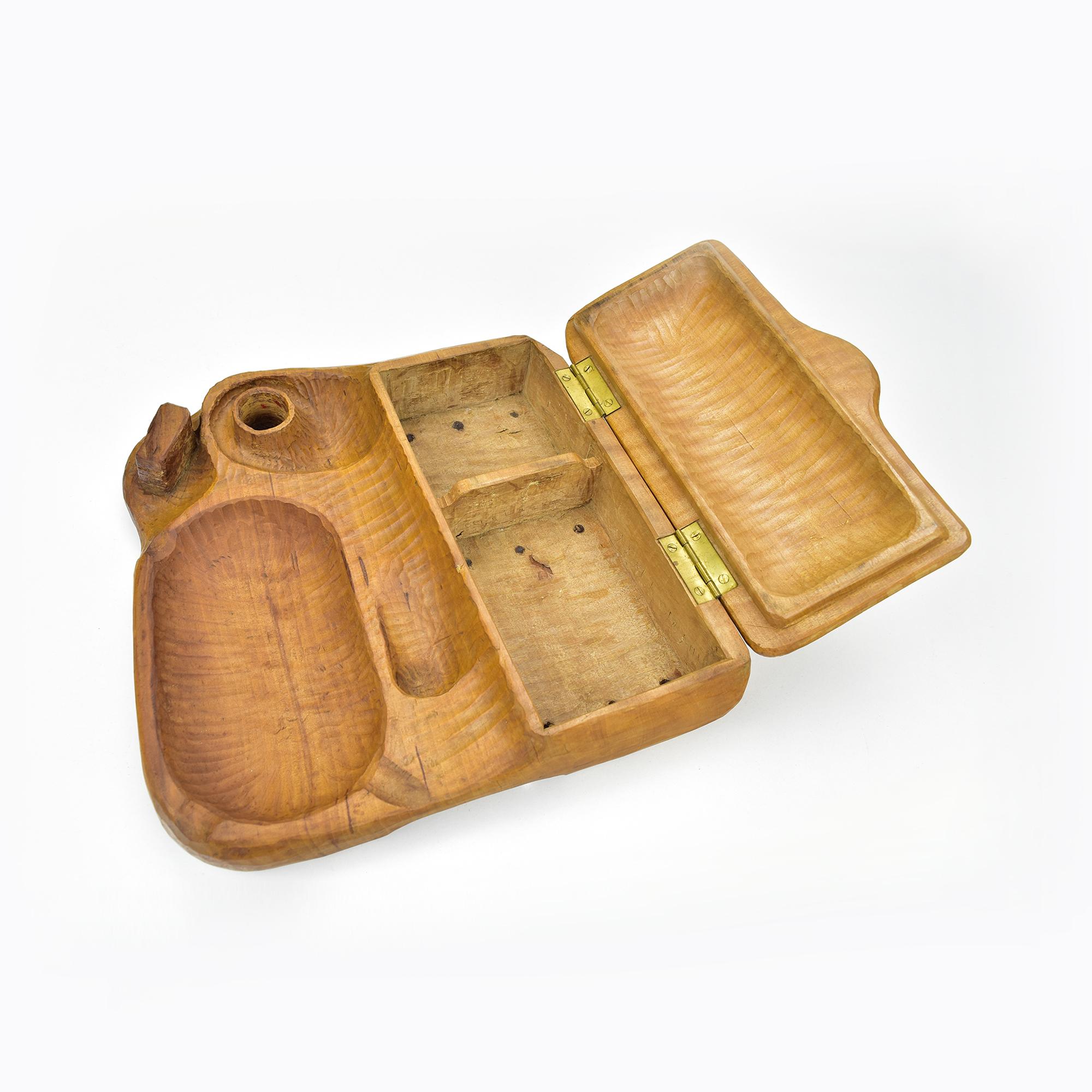 Anthroposophische Rudolf Steiner Schule Schreibtisch Organizer Smokers Stand 1920s (Frühes 20. Jahrhundert) im Angebot