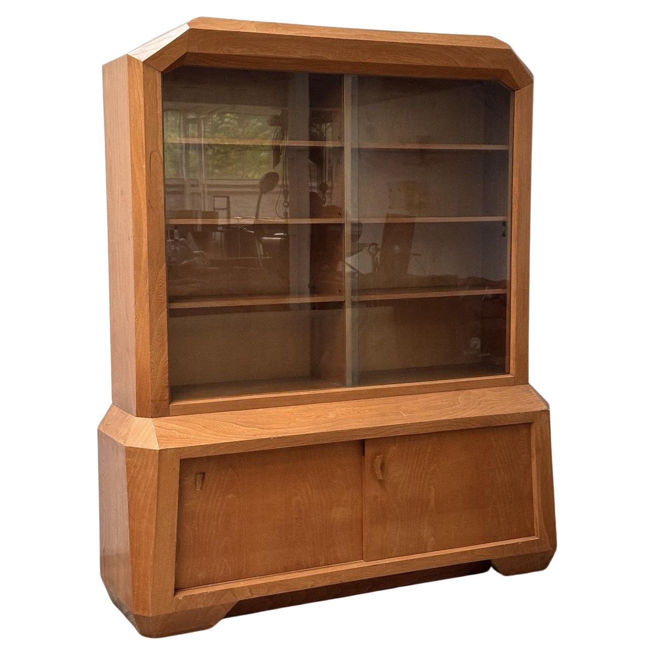 Anthroposophical Vitrine / Display Cabinet, attr. Felix Kayser, South Germany For Sale