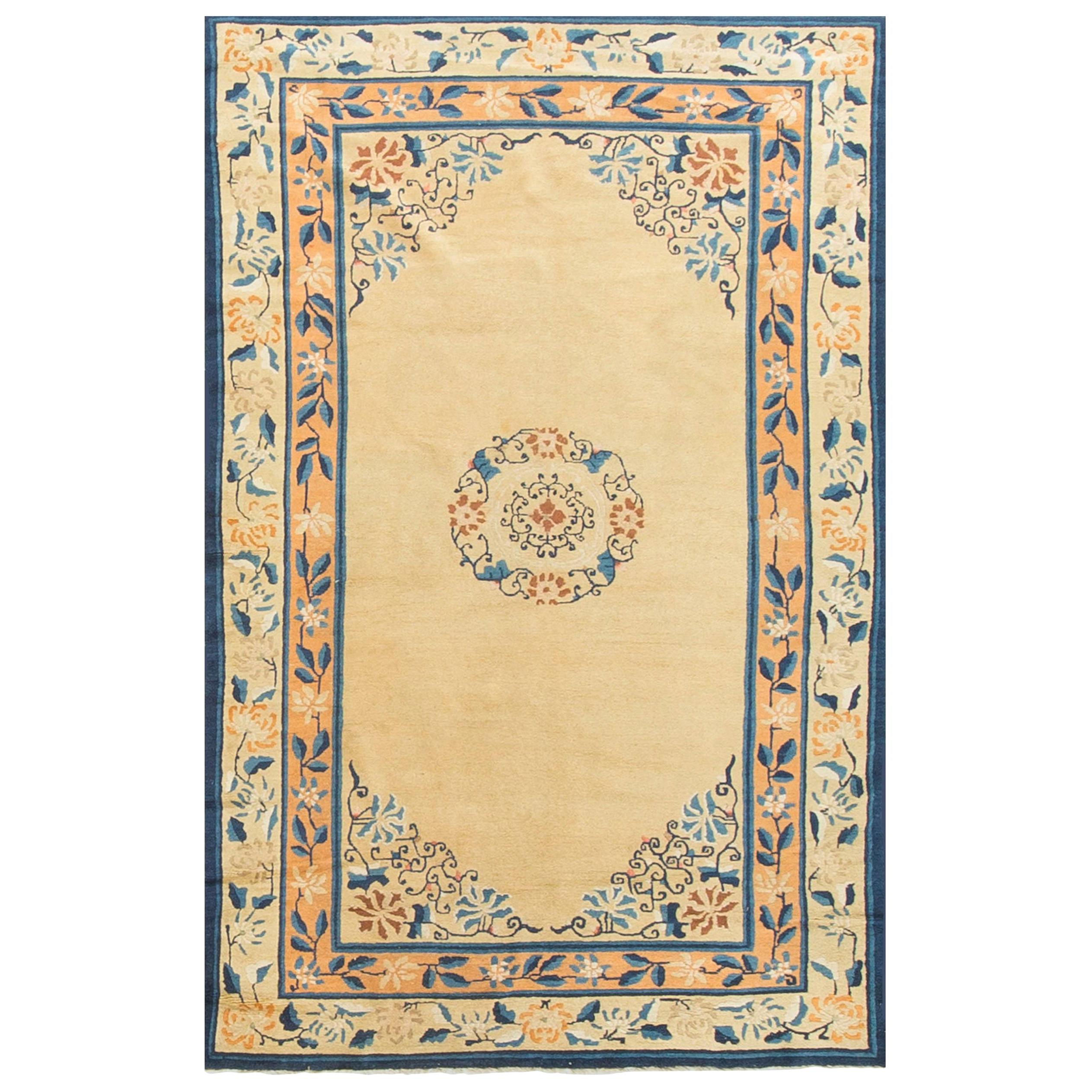 Antiaue Chinese Rug, Carpet, circa 1890 For Sale