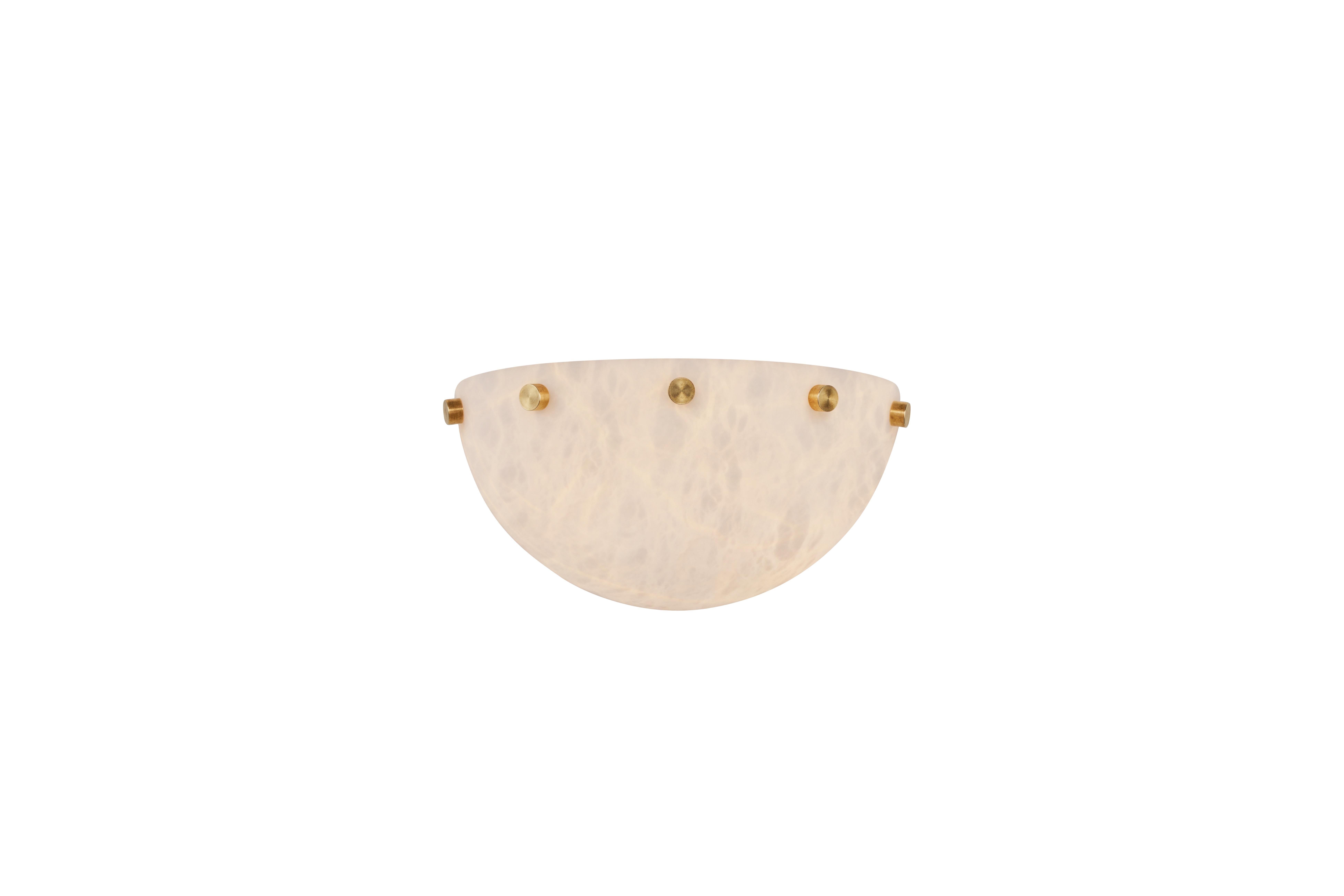 'Antibes 280' Alabaster Wall Lamp by Denis De La Mesiere en vente 2