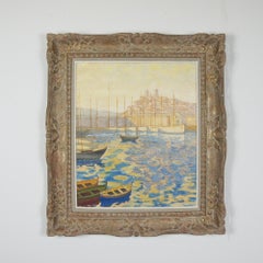 „Antibes vom Hafen aus“ Um 1920