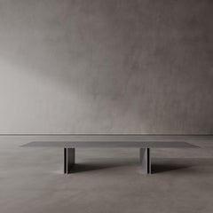 Antic Studio Contemporary Twin Leg Coffee Table – Aluminium