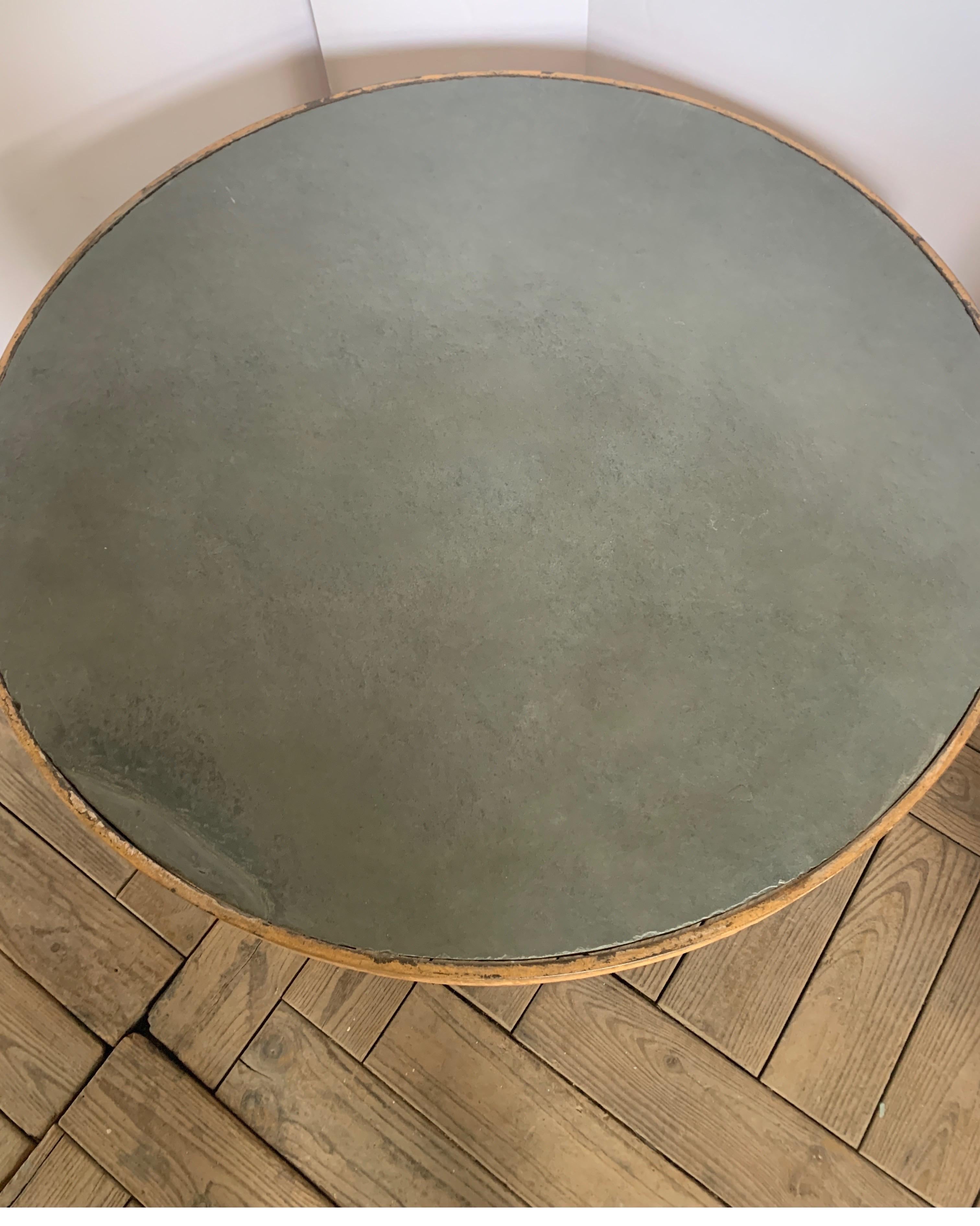 Antica Collection Fabricated Coffee/Cocktail Table Made from Iron with Slate Top In New Condition In Houston, TX