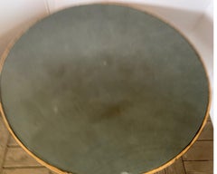 Antica Collection Fabricated Coffee Or Cocktail Table Of Iron And Slate