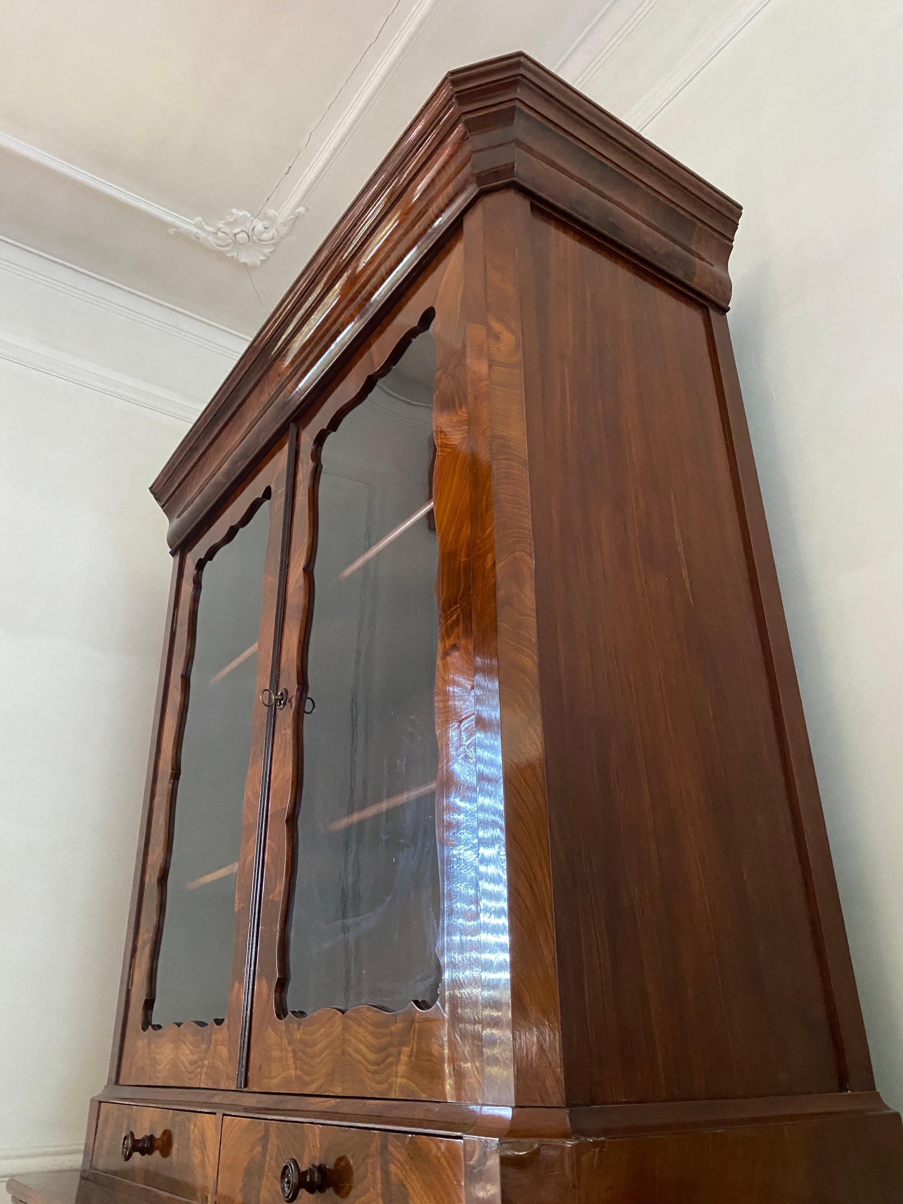 Crédence antique vetrina biblioteca francese epoca Luigi Filippo 1860 en vente 8