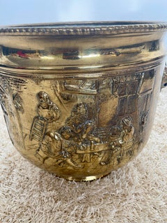Antique 19th century Italian brass planter