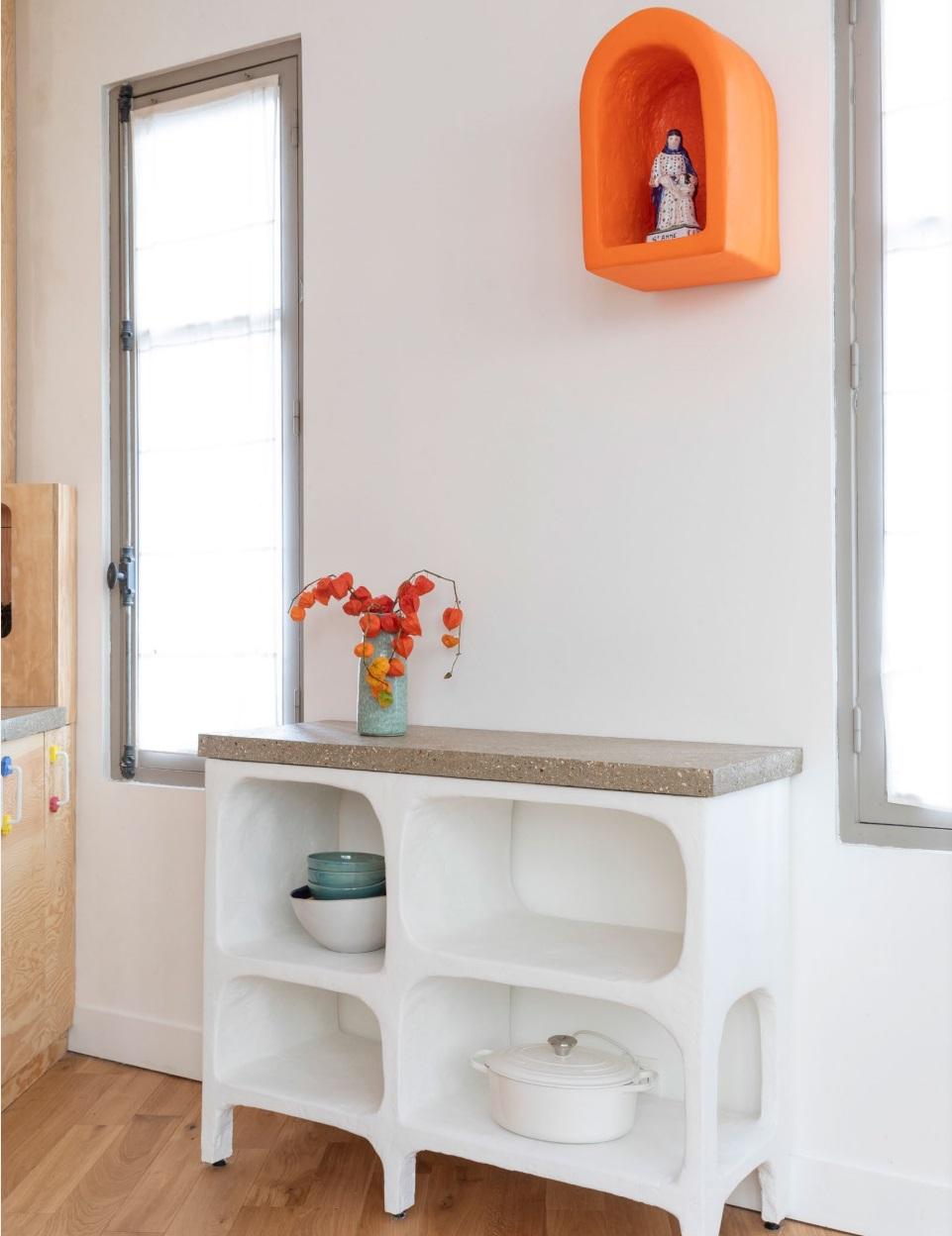 Postmoderno Scaffale e supporto da cucina Antica di Curvy World Studio A in vendita