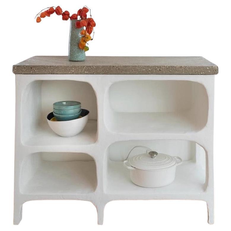 Antica Kitchen Stand and Shelf by Curvy World Studio