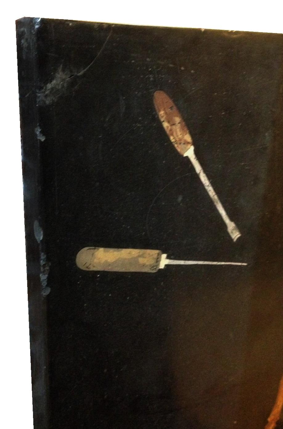Giorgio IV Antica scagliola italiana con disegni, piano da appoggio, tavolo. XIX secolo in vendita