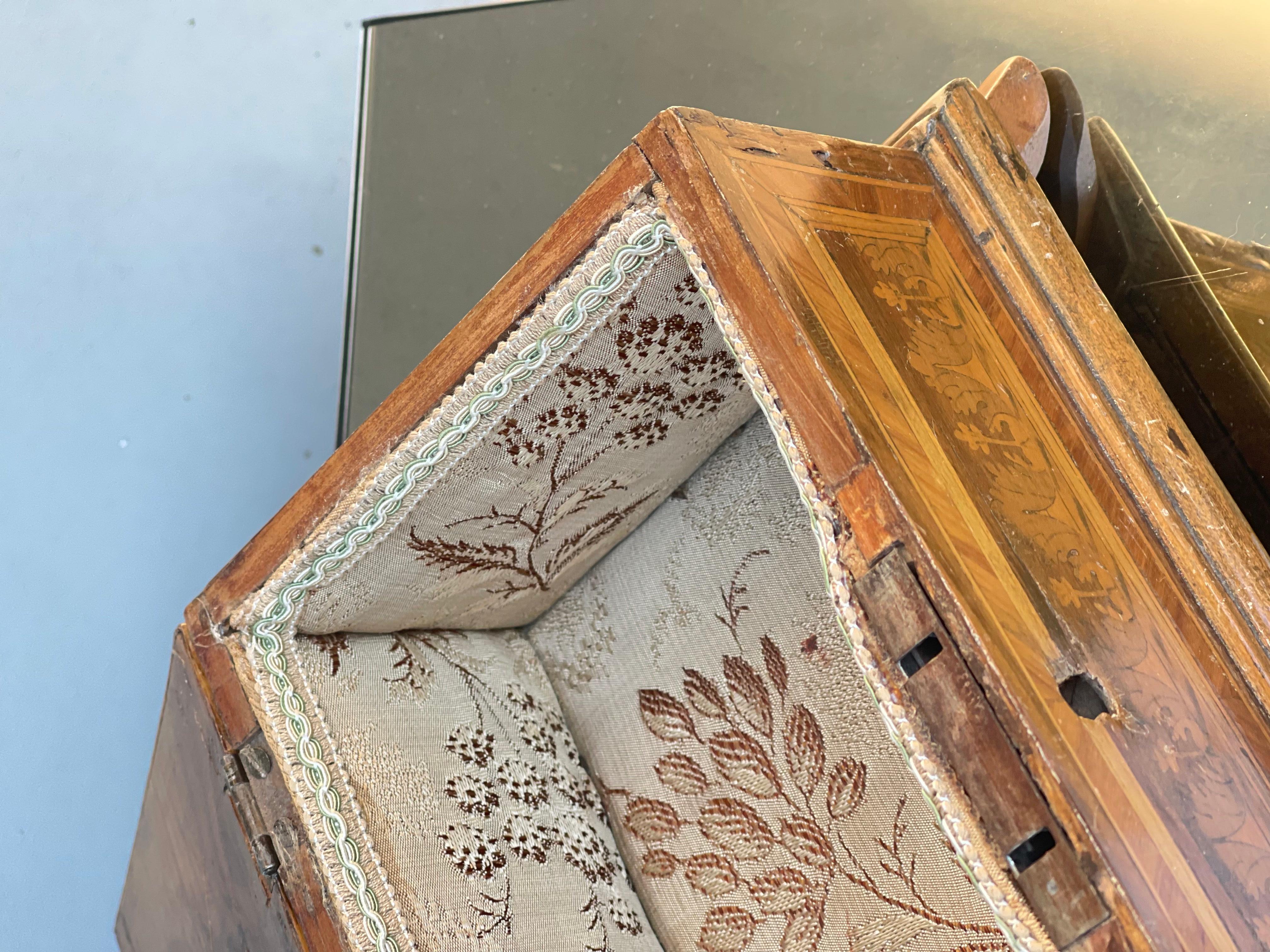 antica scatola intarsiata luigi XVI - scatola neoclassica - box - antiques For Sale 5