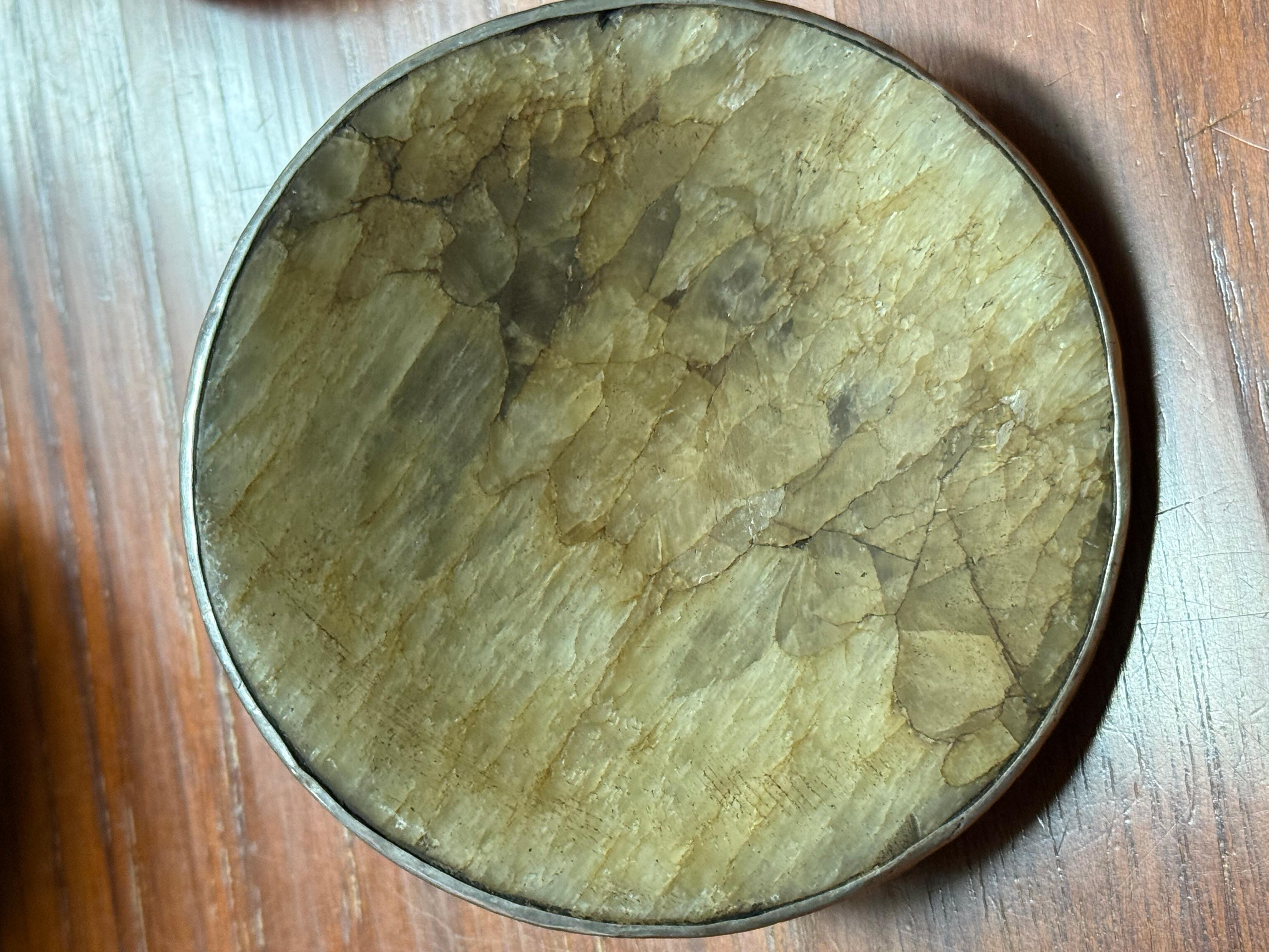 Antique Tibet Po Cha Mug Silver Finely Engraved Jade White Coral For Sale 8