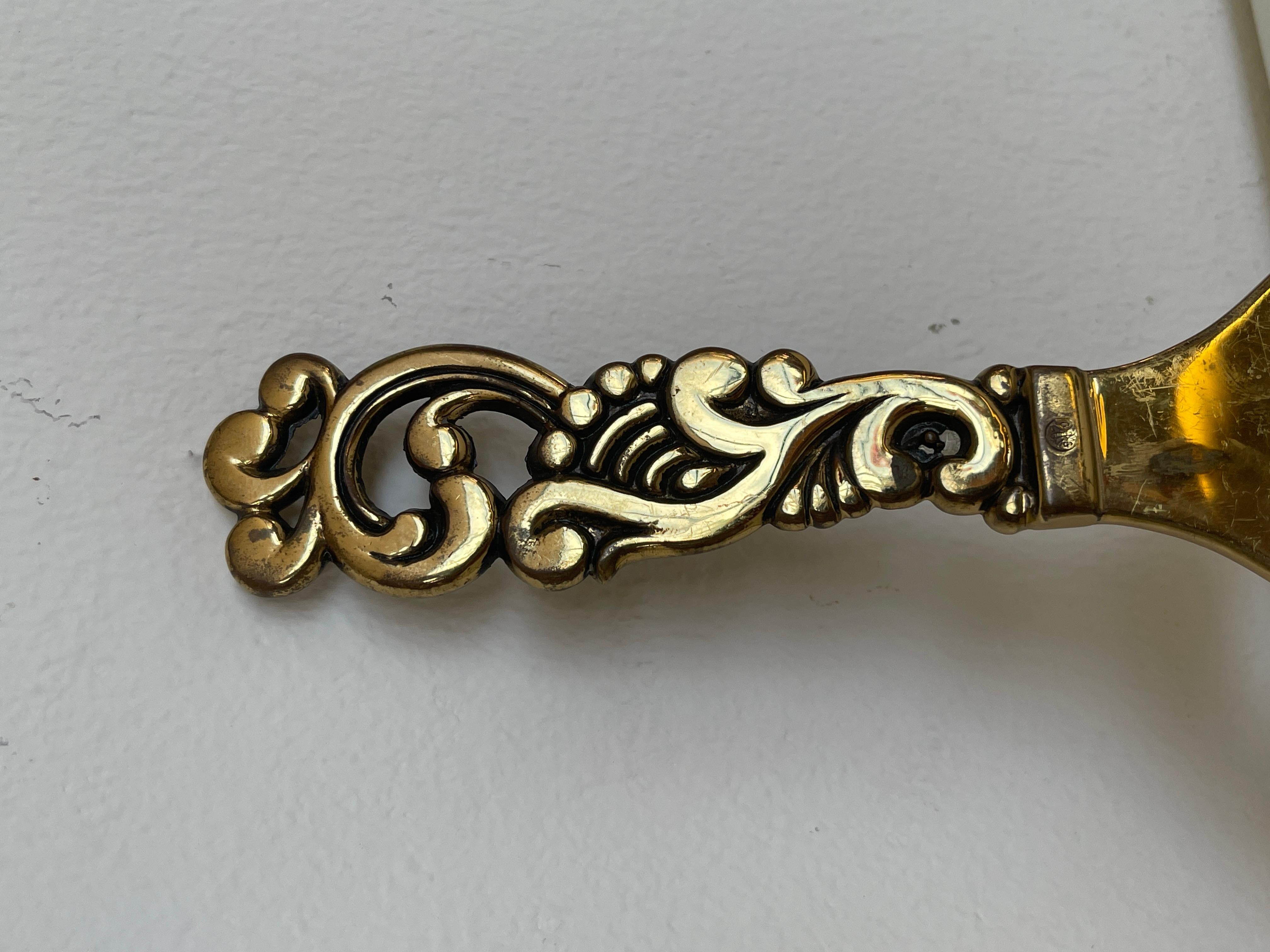 Antico cavatappi italiano in bronzo dorato 1930 Otro en venta