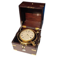 Chronomètre de marine anglais ancien J. Mc Cabe No. 280 - 8 jours chargé 19ème siècle