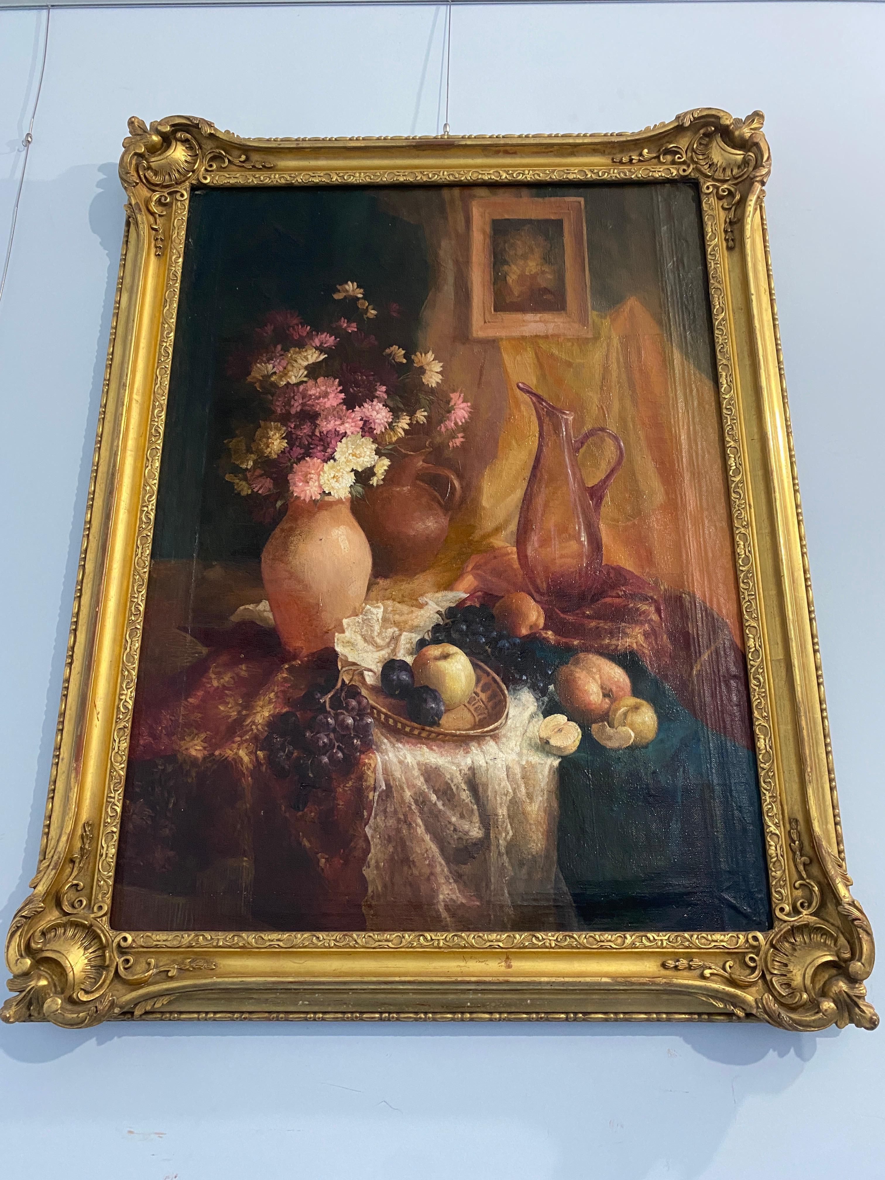 Early 20th Century Antique oil painting 