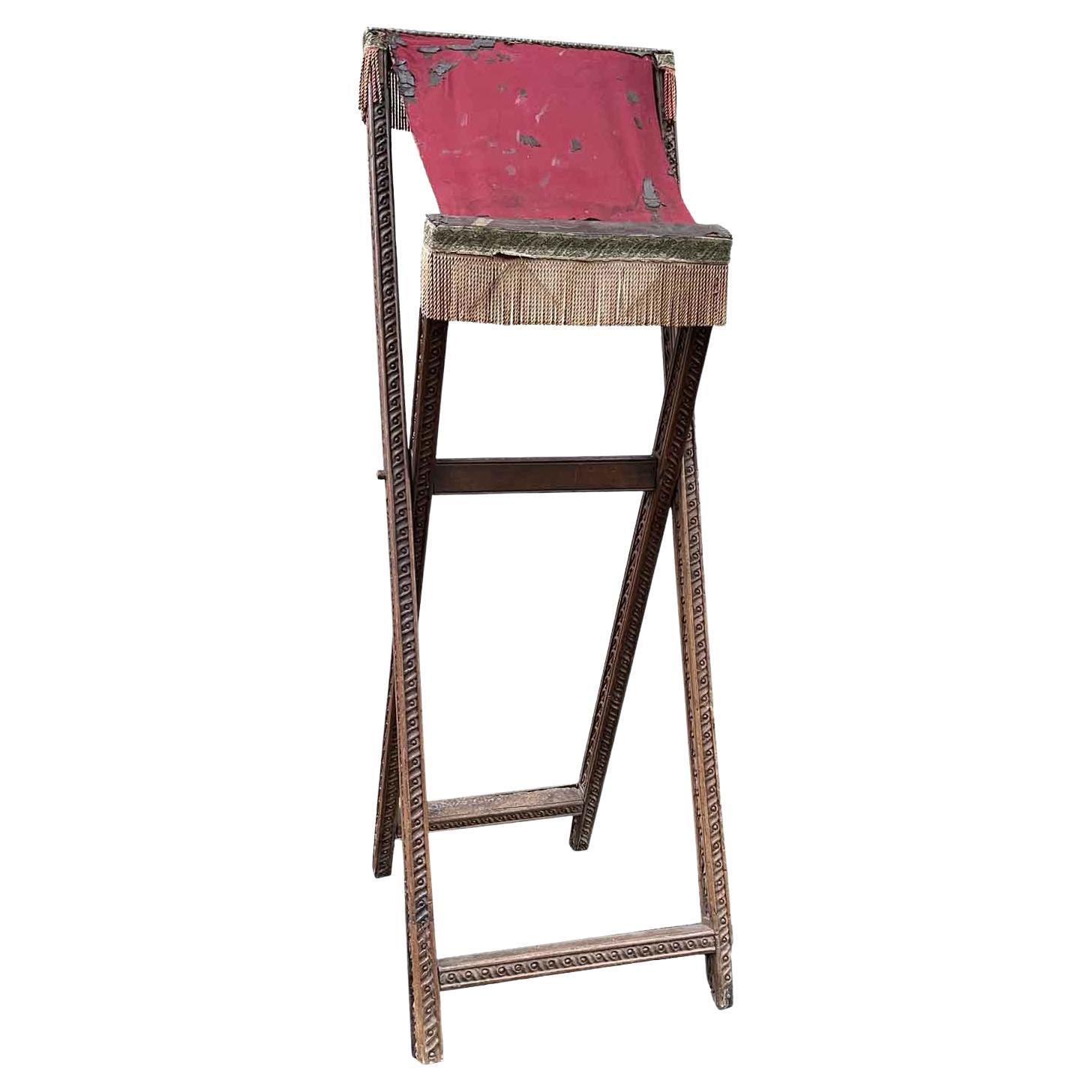 Antikes italienisches klappbares hölzernes Rednerpult 17 im Angebot