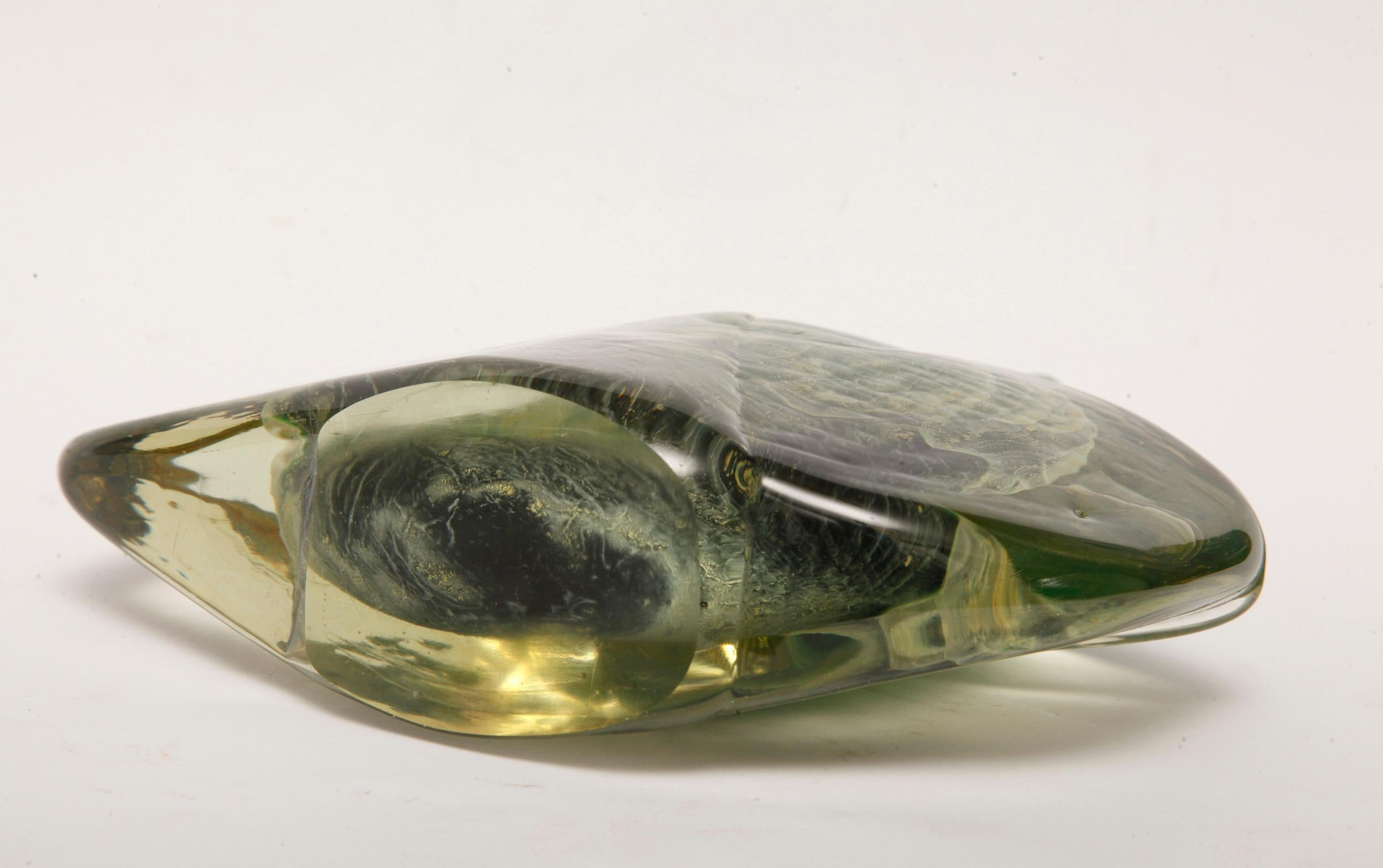 Antico Mdina Art Glass, Fish or Axe Head Vase by Michael Harris, 1970s For Sale 11