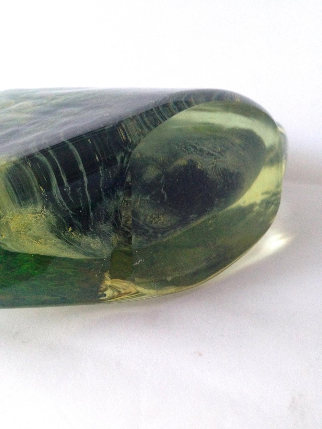 Antico Mdina Art Glass, Fish or Axe Head Vase by Michael Harris, 1970s For Sale 13