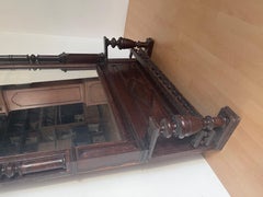 Antique Italian fireplace mirror, 20th century