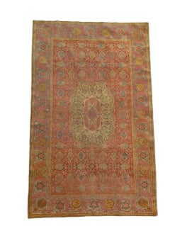 Antique carpet  Israeli Bezalel with Jewish symbols