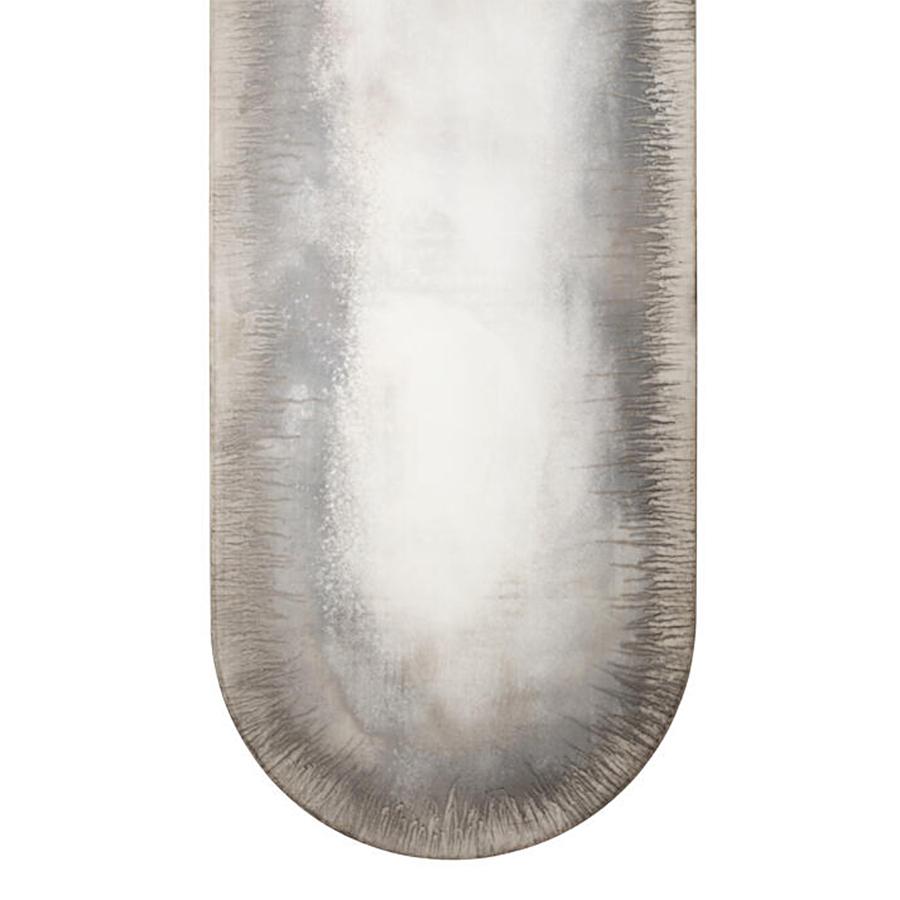 Italian Antigua Oval Mirror For Sale