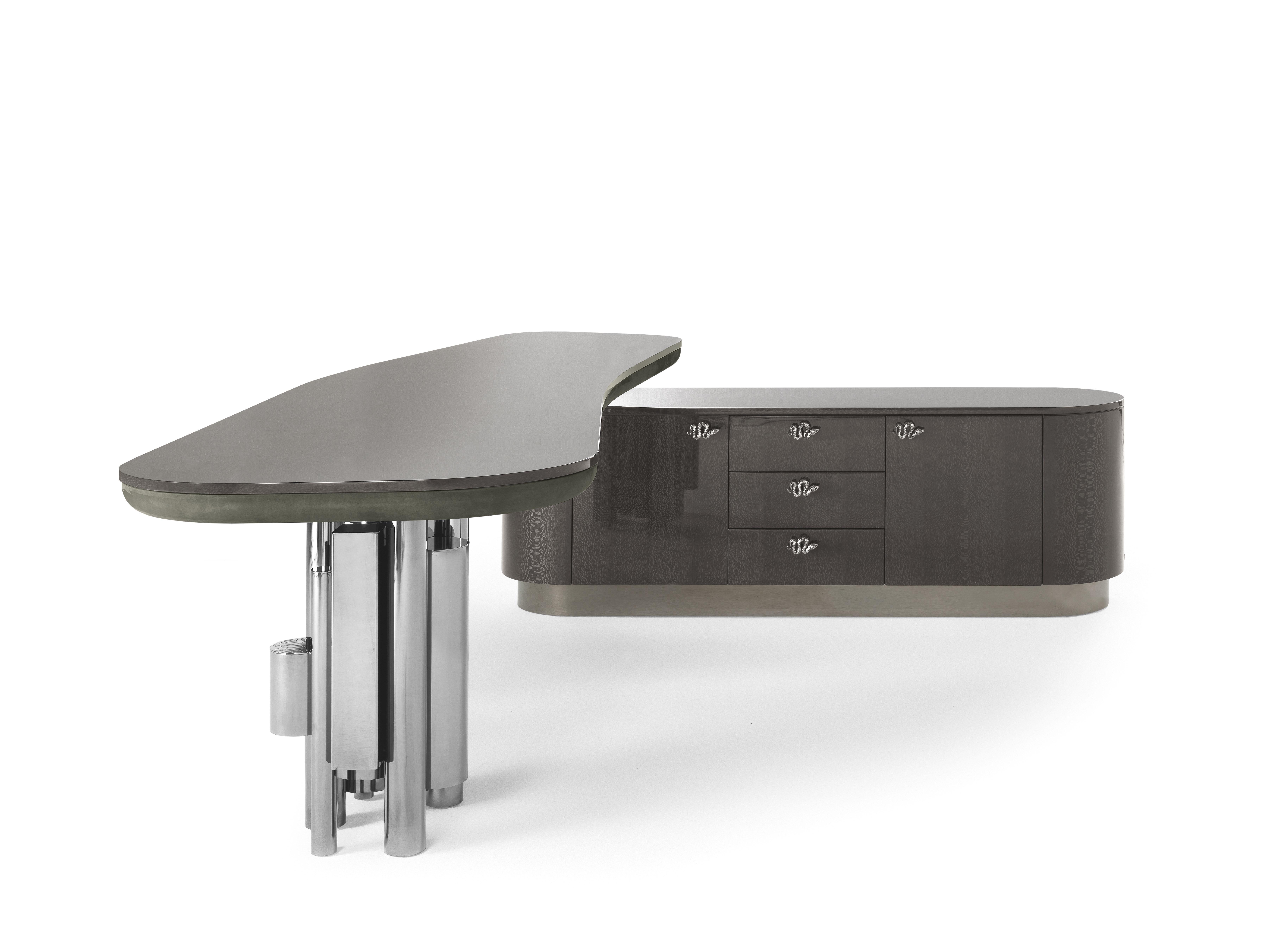 Moderne Bureau Antigua du 21e siècle en style Carbalho par Roberto Cavalli Home Interiors en vente