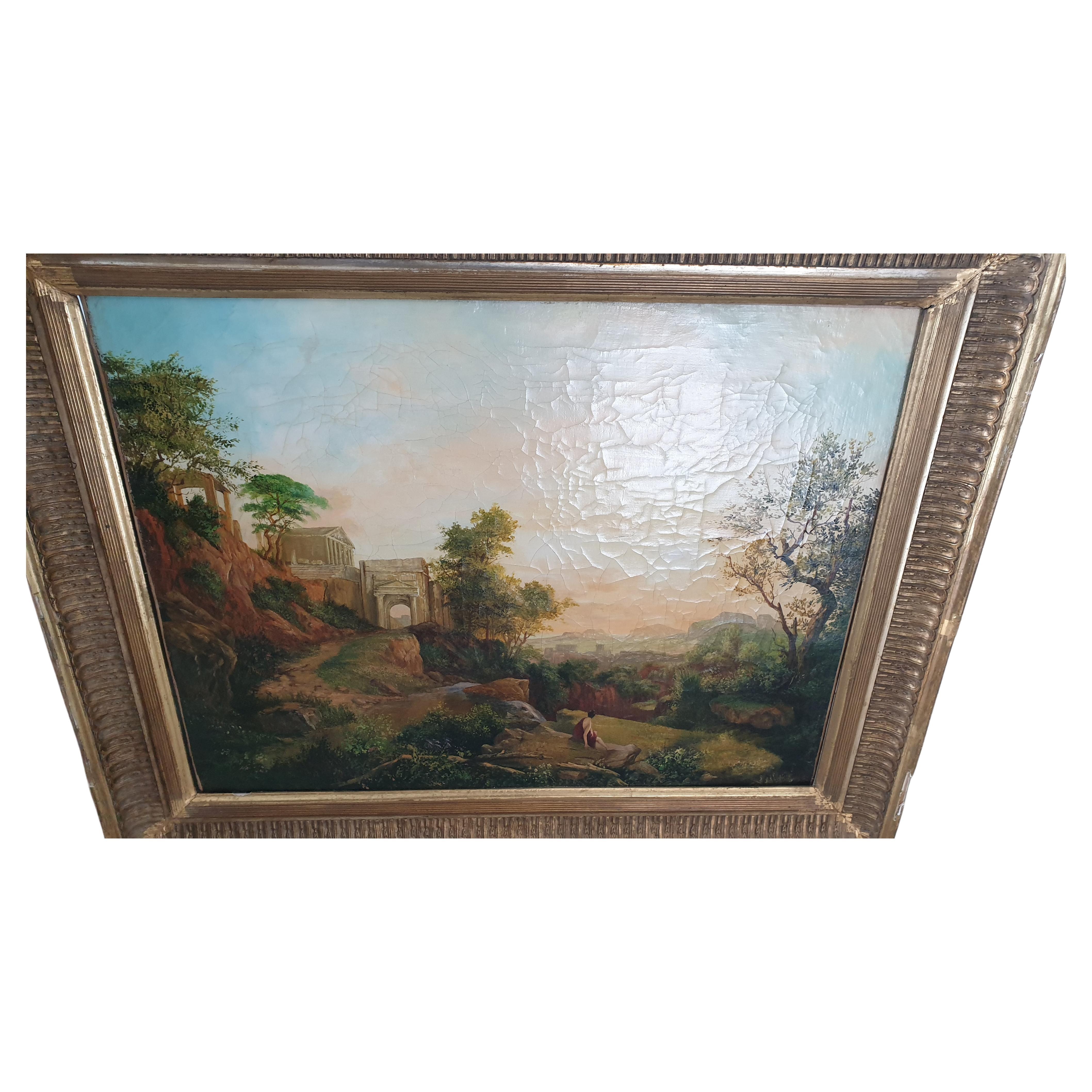 Antik Festmény , 19 század For Sale