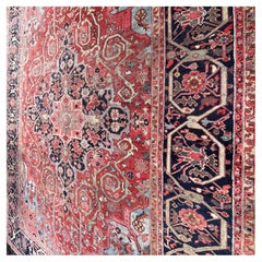 Antique Antik Heriz Carpet Circa 1900/1910