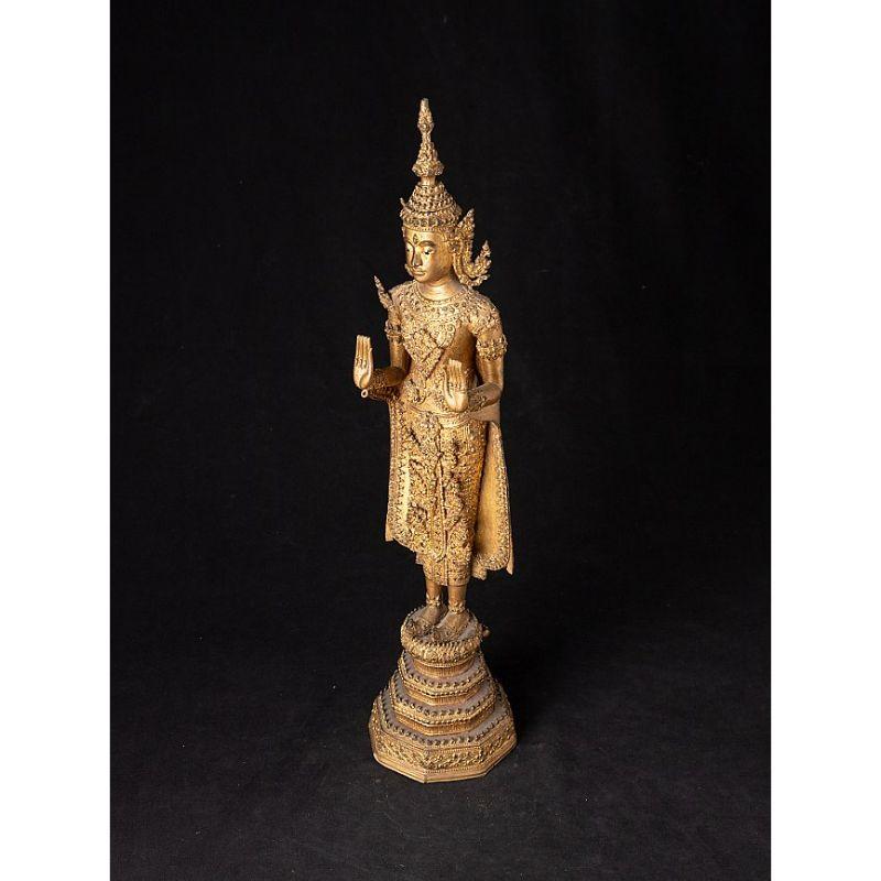 Antike Thai Rattanakosin Buddha Statue from Thailand For Sale 7