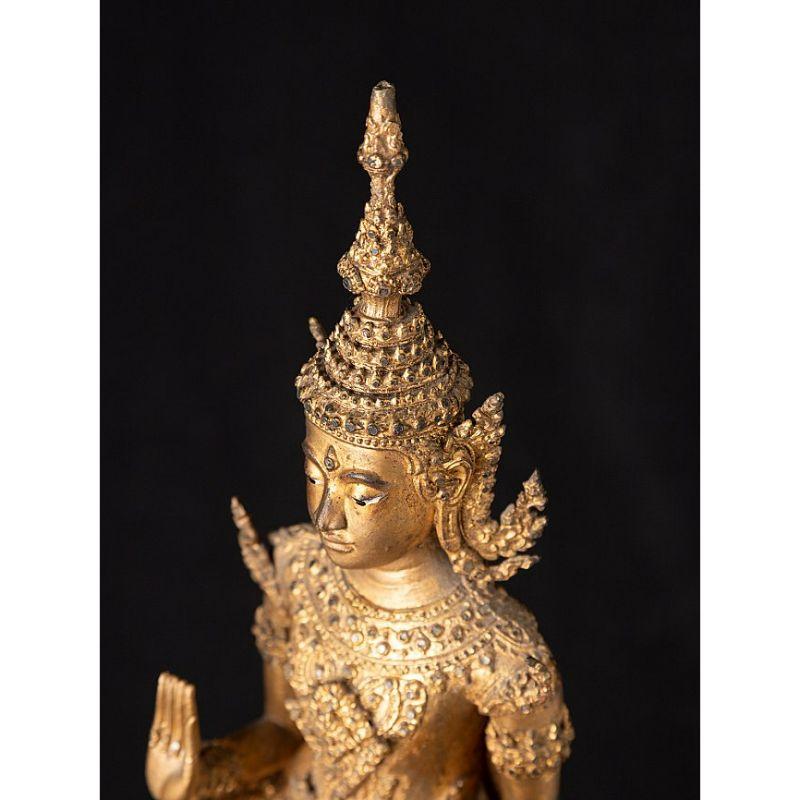 Antike Thai Rattanakosin Buddha Statue from Thailand 8