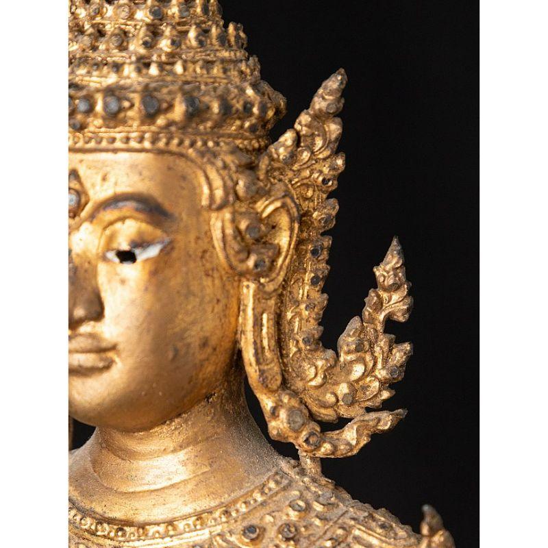Antike Thai Rattanakosin Buddha Statue from Thailand For Sale 10