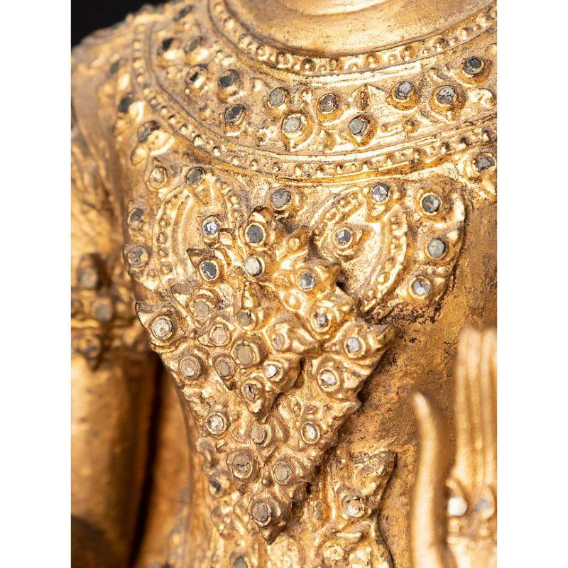 Antike Thai Rattanakosin Buddha Statue from Thailand For Sale 11
