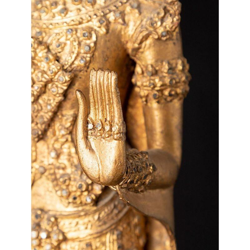 Antike Thai Rattanakosin Buddha Statue from Thailand For Sale 12