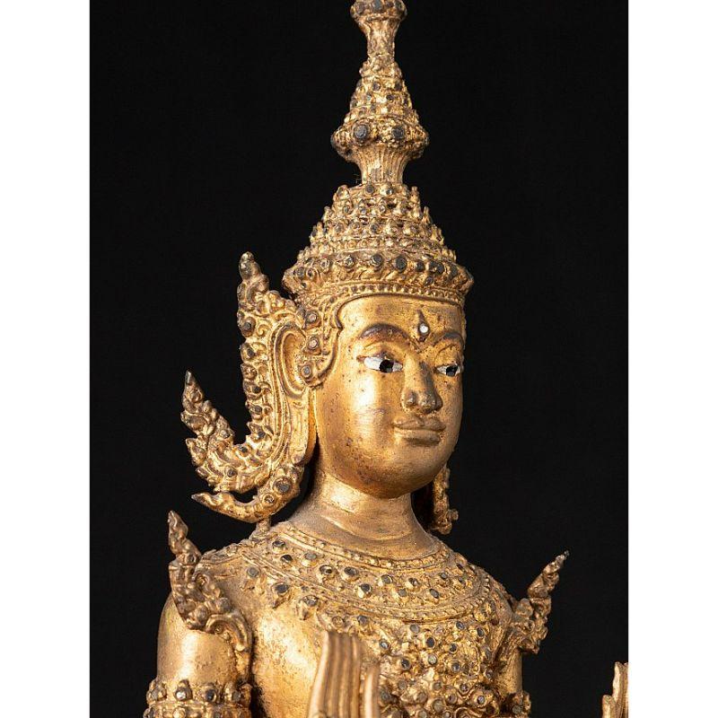 Antike Thai Rattanakosin Buddha Statue from Thailand For Sale 2