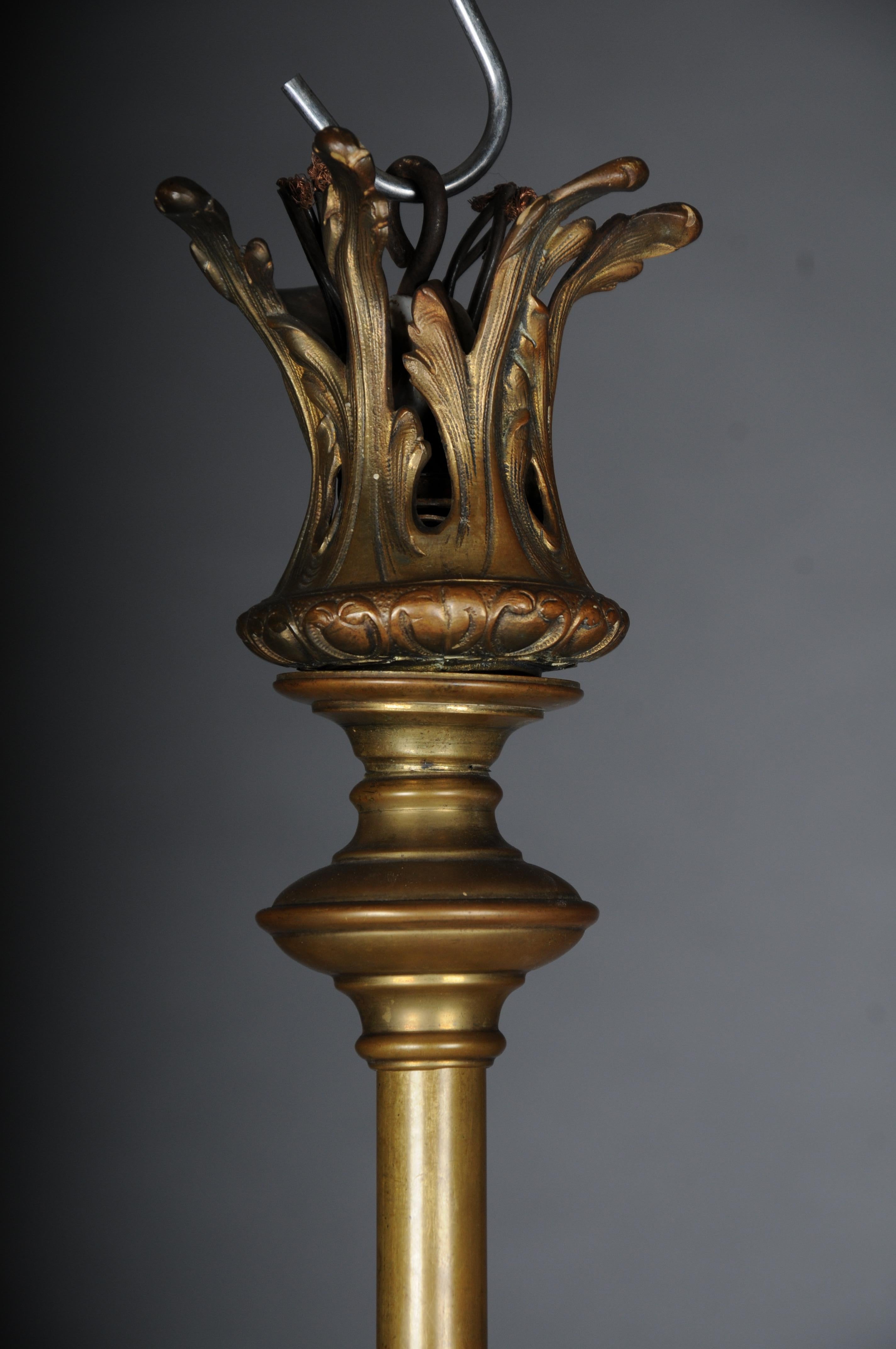 German Antique magnificent chandelier, bronze, gold, around 1880 For Sale