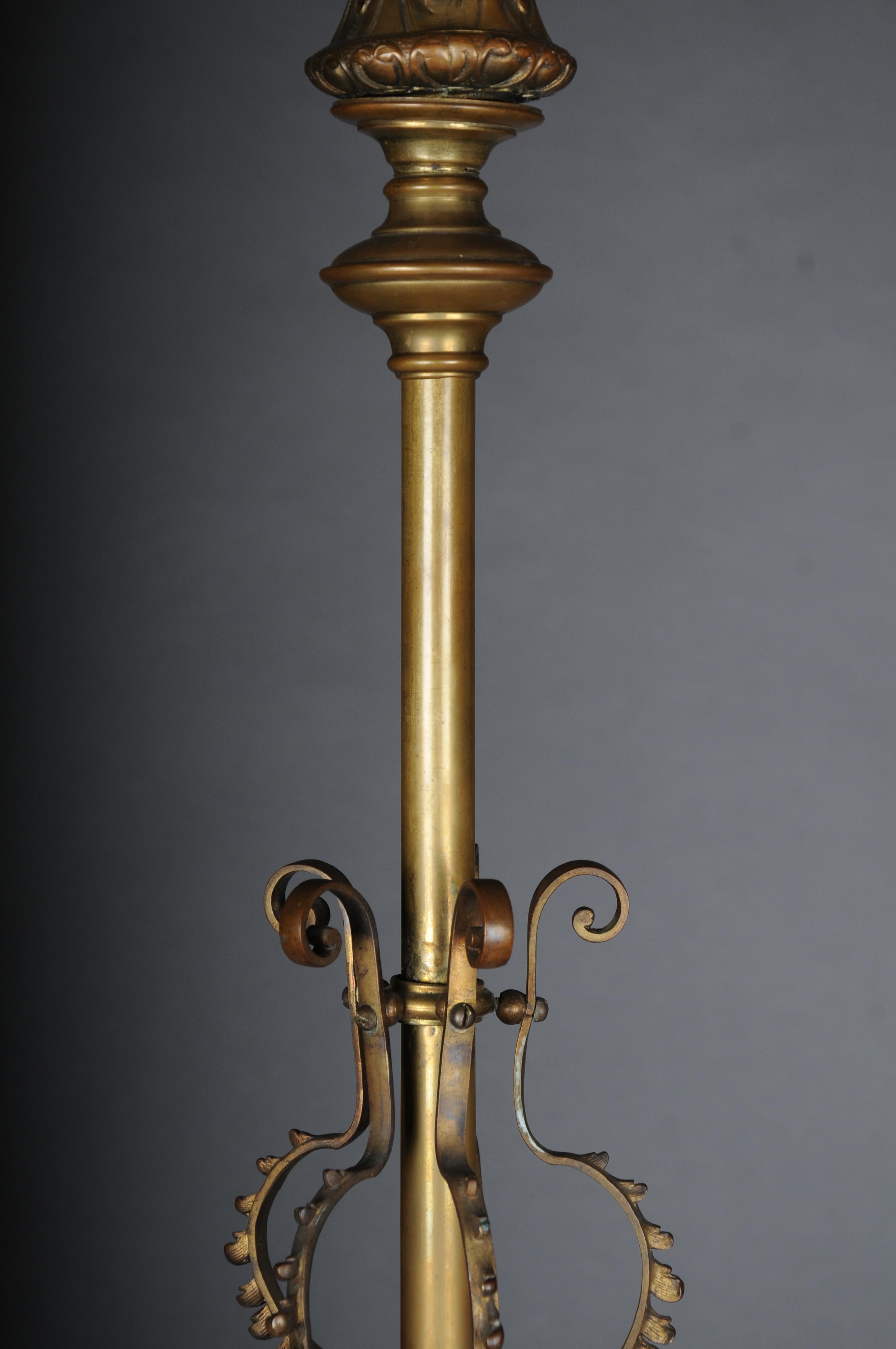 Doré Magnifique lustre ancien, bronze, or, vers 1880 en vente