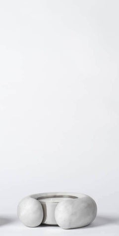 Antila Marble Candleholder by Dan Yeffet