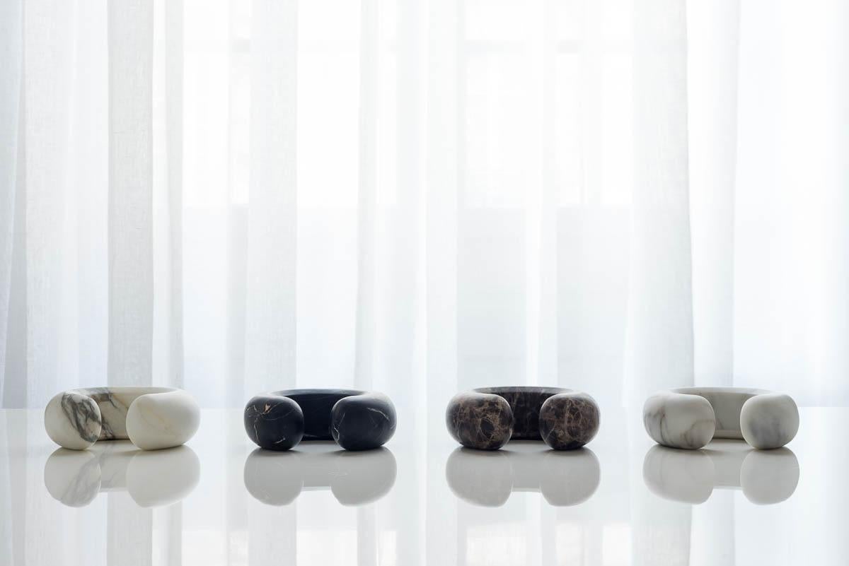 Antila-Kerzenhalter aus Marmor von Dan Yeffet im Zustand „Neu“ im Angebot in Geneve, CH
